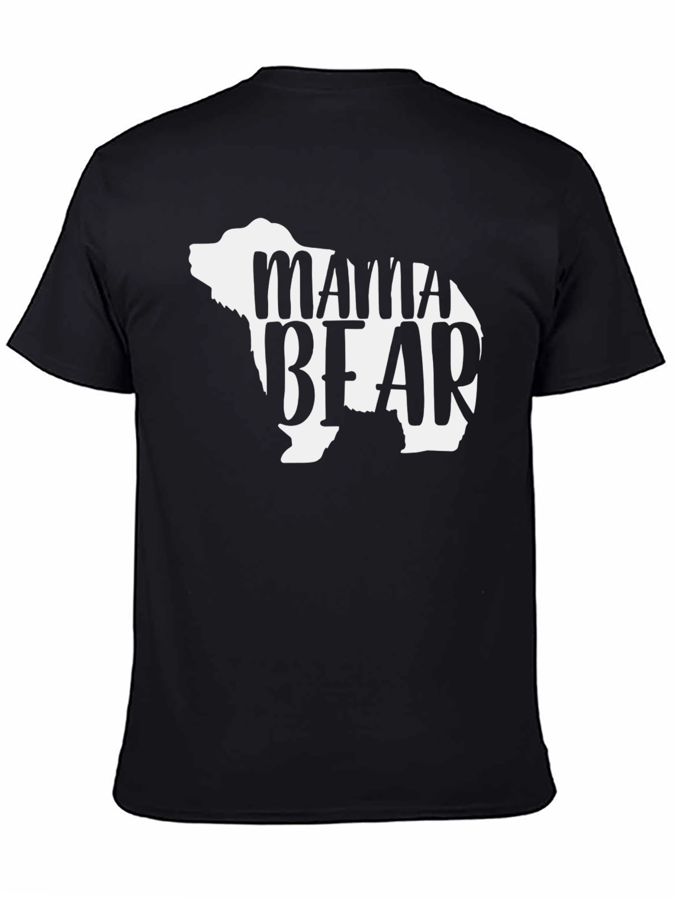 Mama Bear T-Shirt - Black Unisex