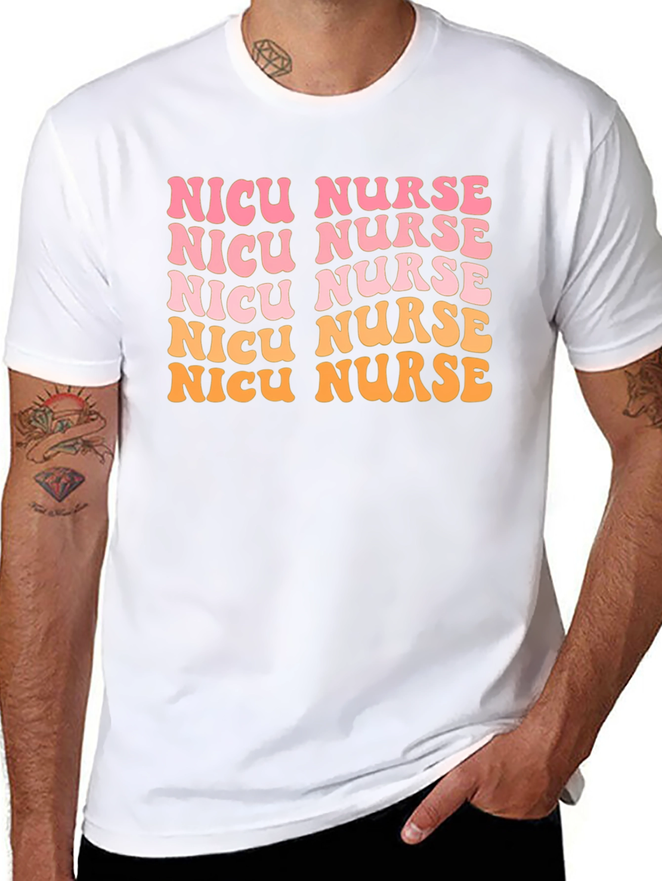 NICU Nurse Retro T-Shirt
