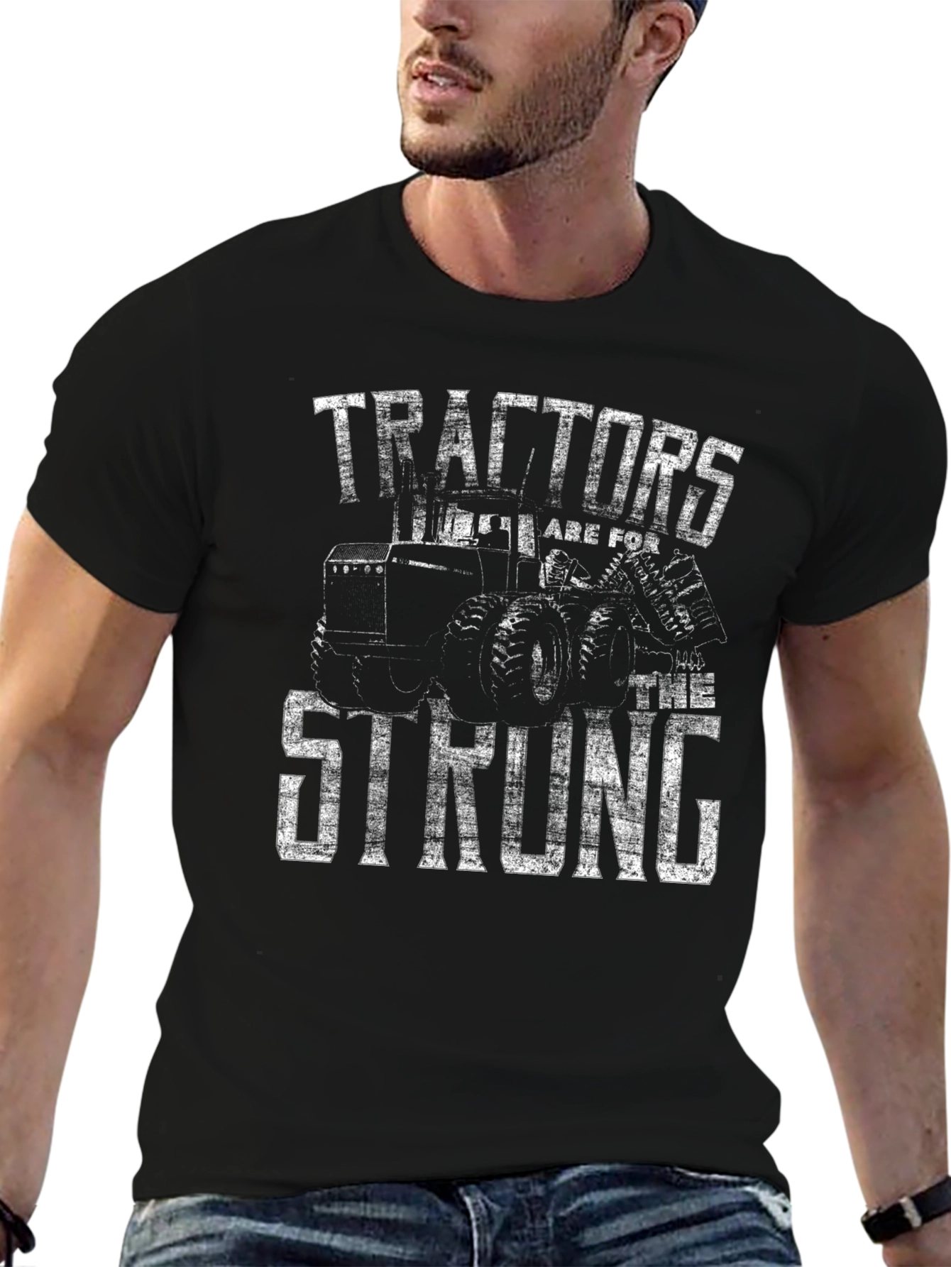 Tractors Are For The Strong T-Shirt