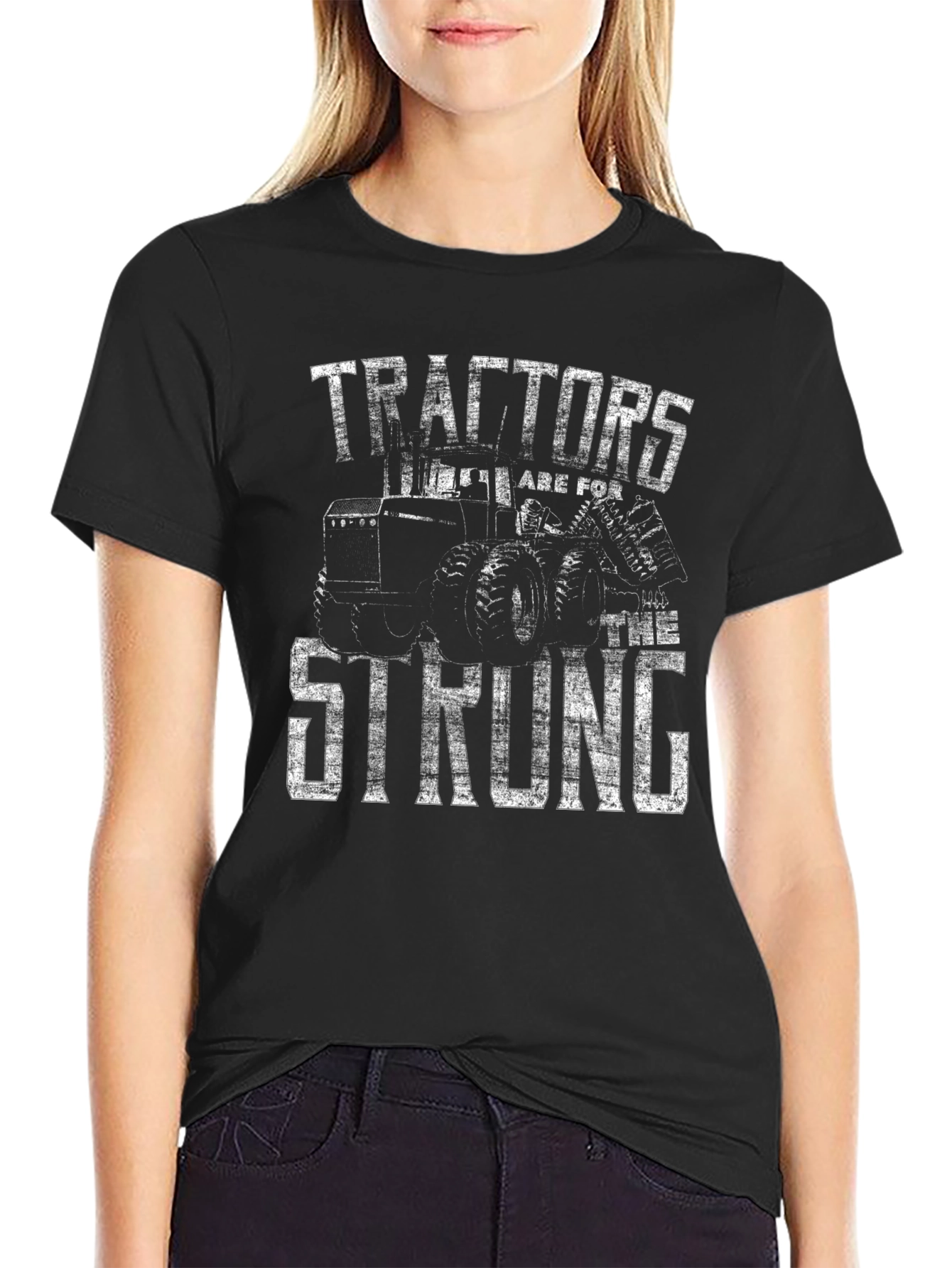 Tractors Are For The Strong T-Shirt