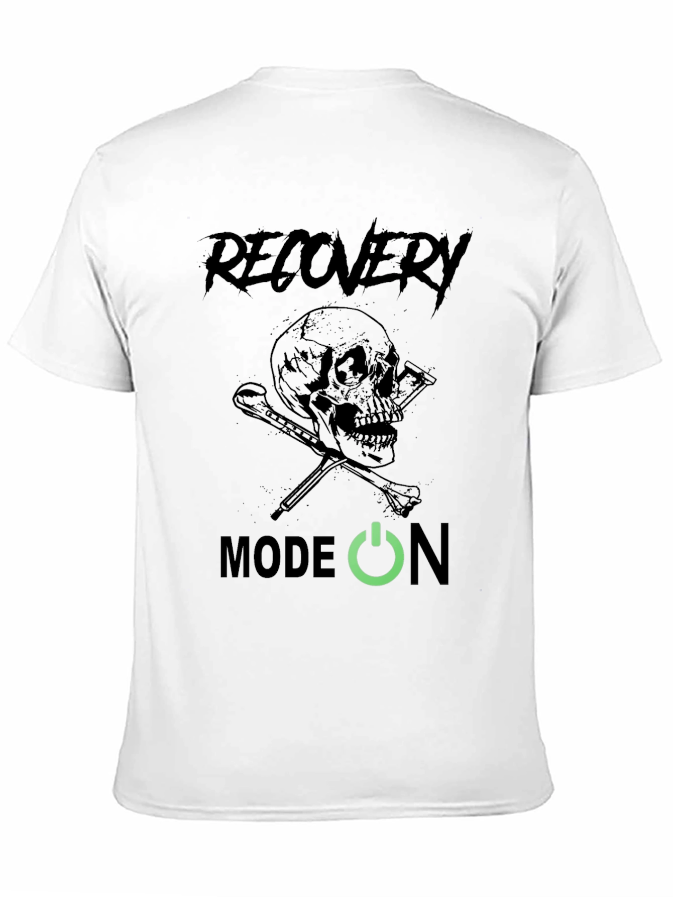 Recovery Mode On Skull Graphic Tee