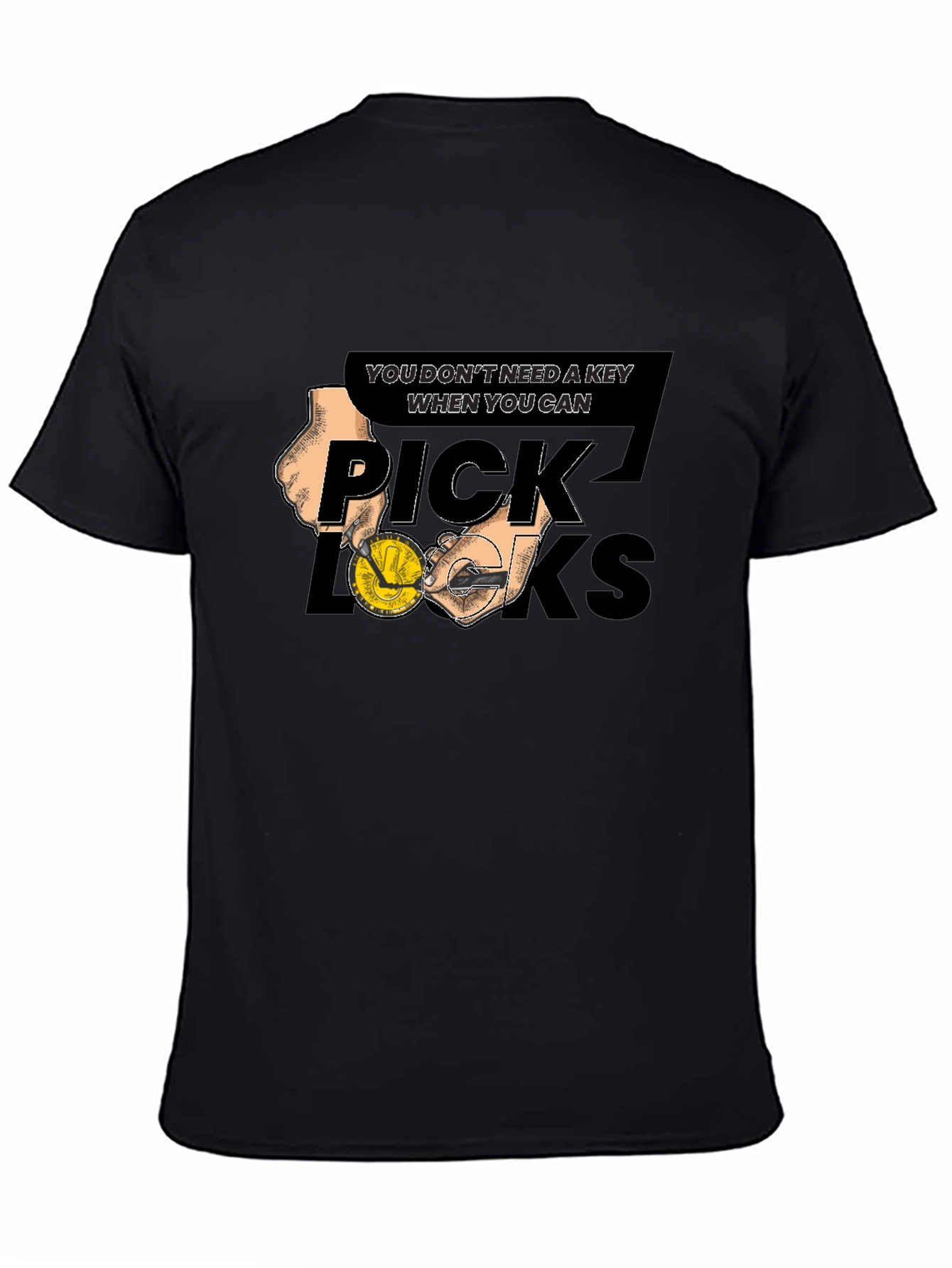 Pick Locks Graphic Tee - No Key Needed T-Shirt