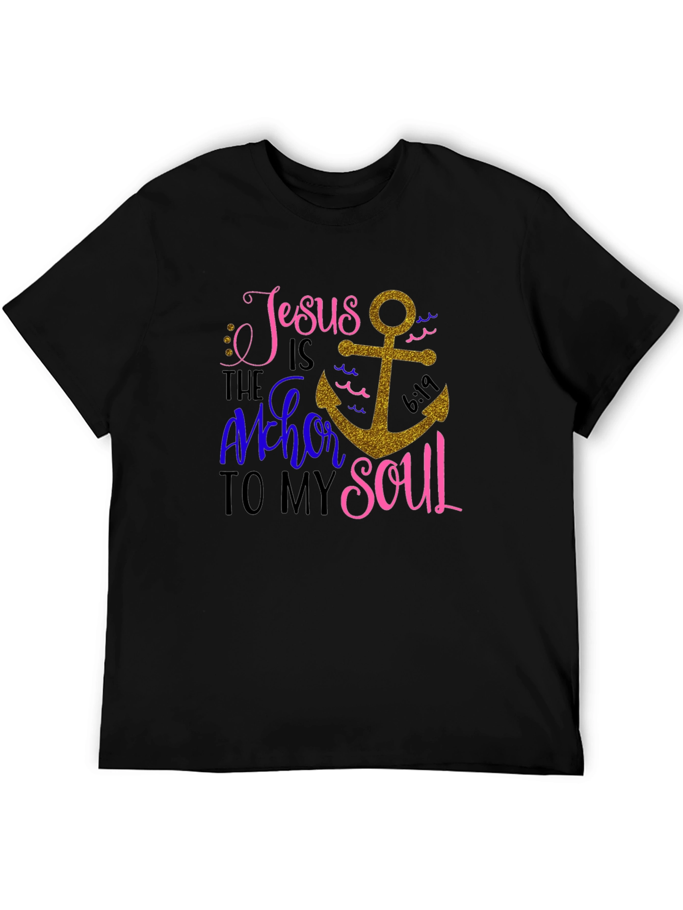 Faith-Inspired Jesus is the Anchor Graphic Tee