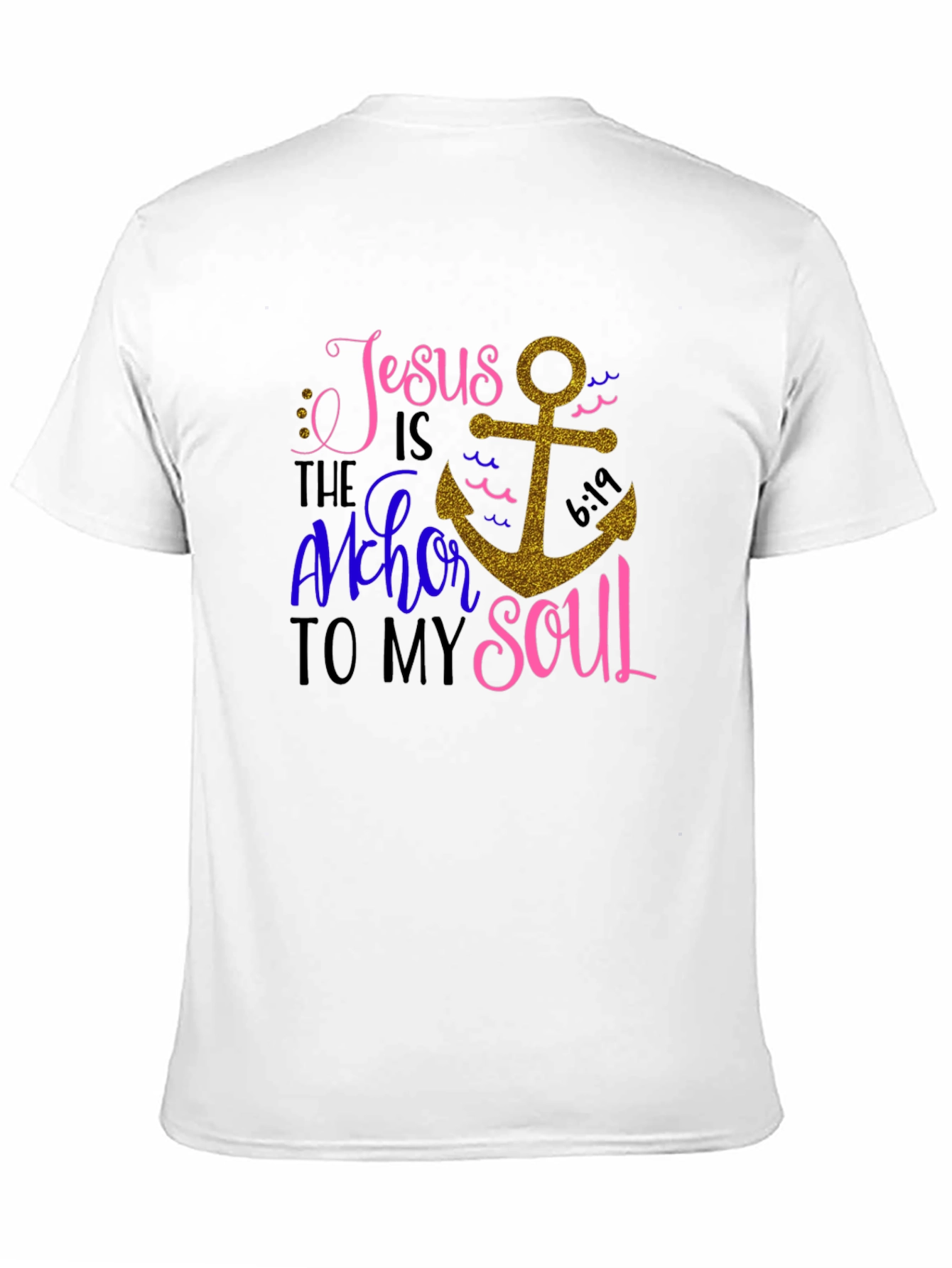 Faith-Inspired Jesus is the Anchor Graphic Tee