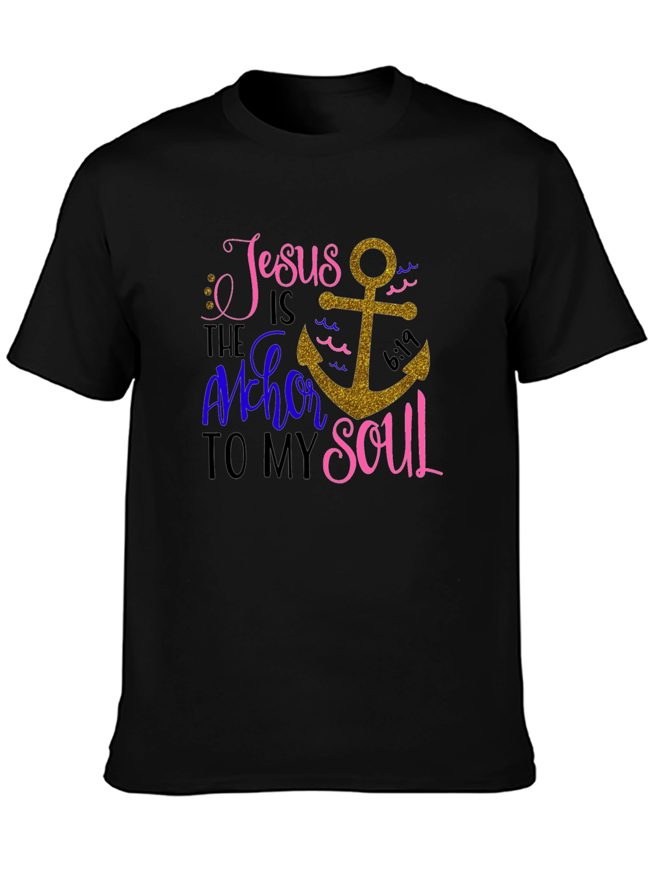 Faith-Inspired Jesus is the Anchor Graphic Tee