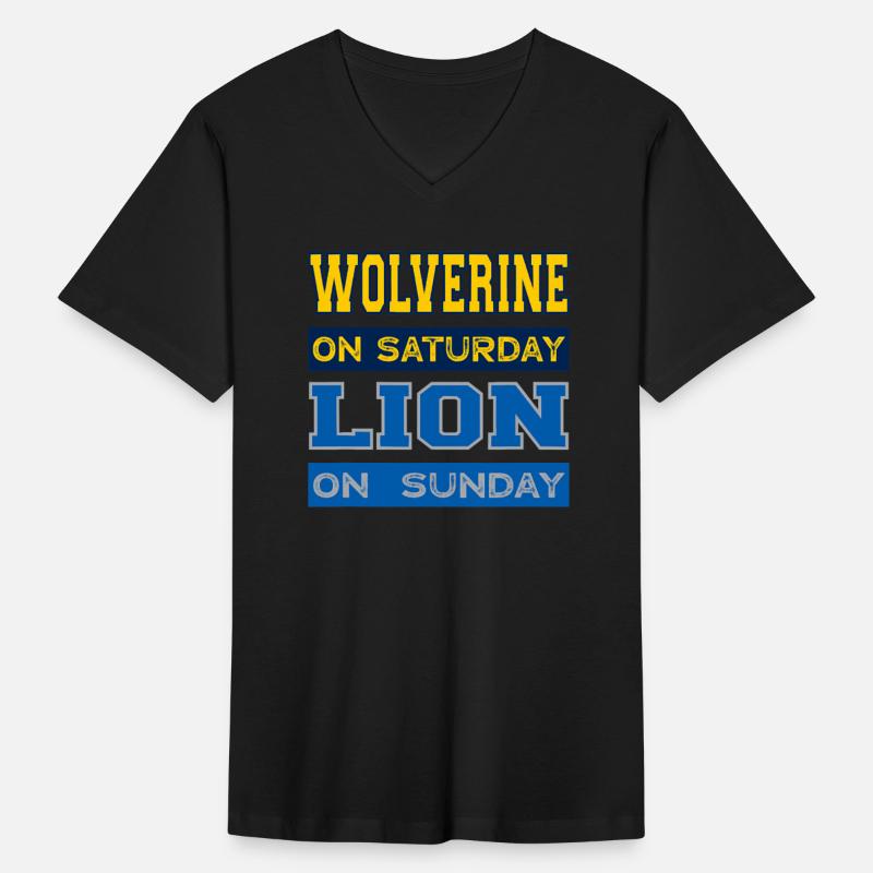 Wolverine on Saturday Lion on Sunday Detroit