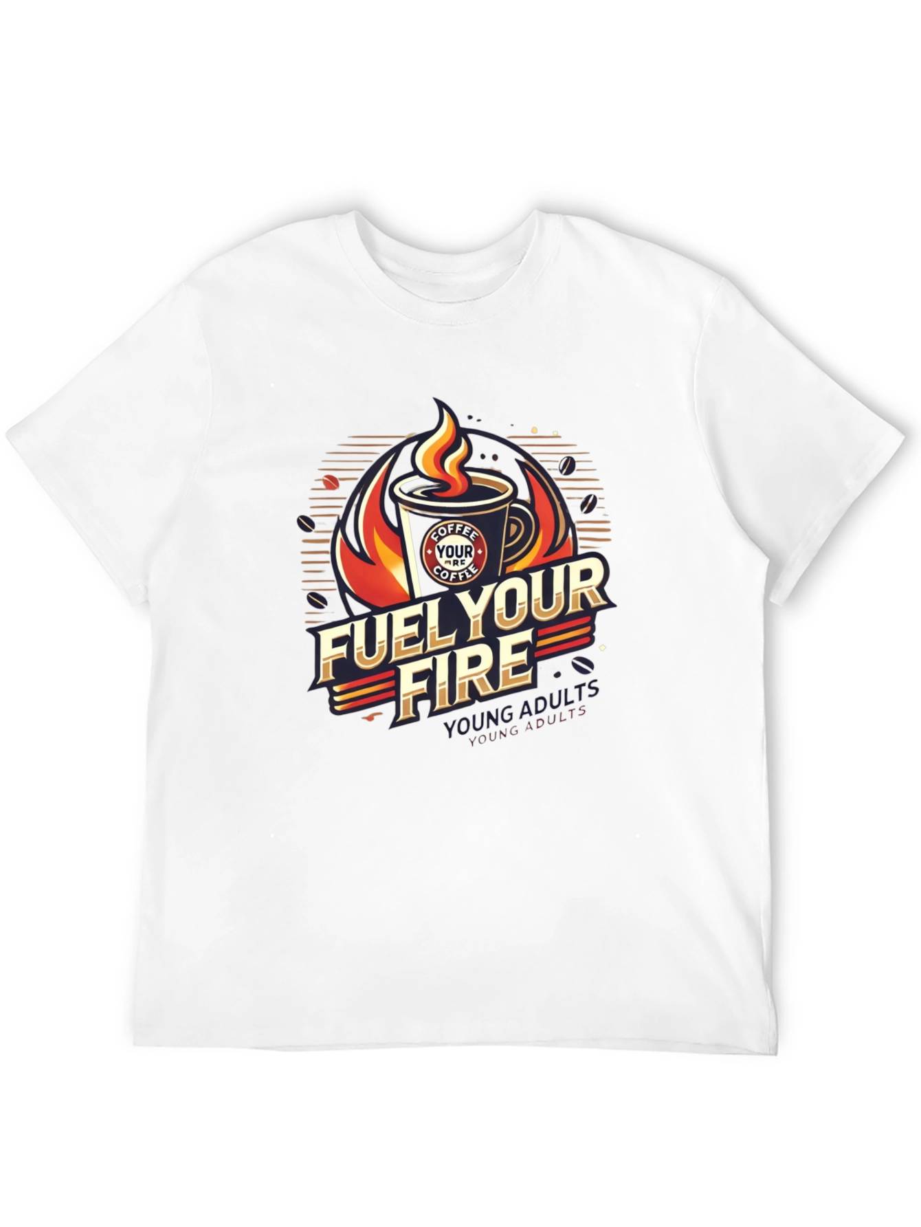 Fuel Your Fire Coffee Graphic Tee