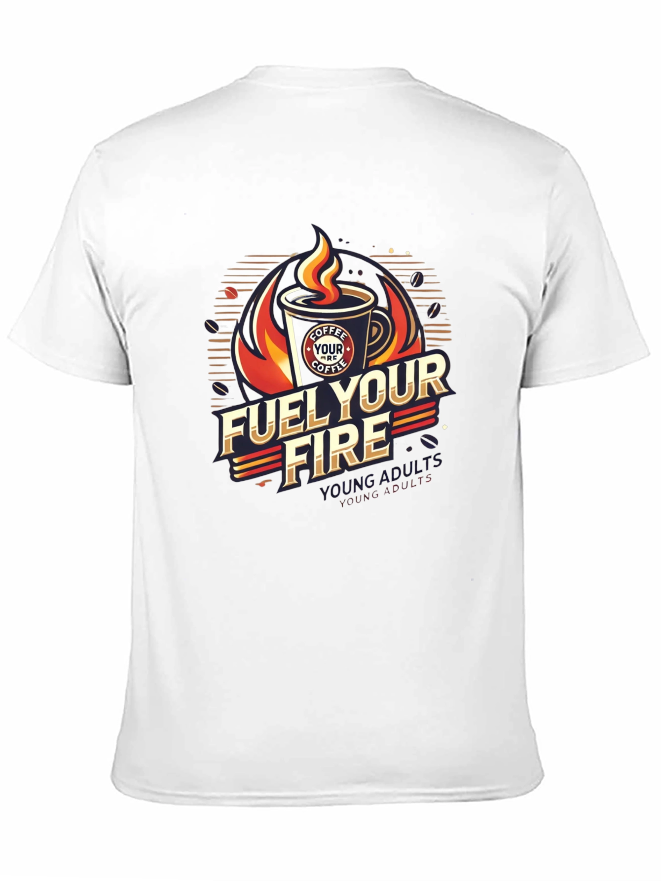Fuel Your Fire Coffee Graphic Tee