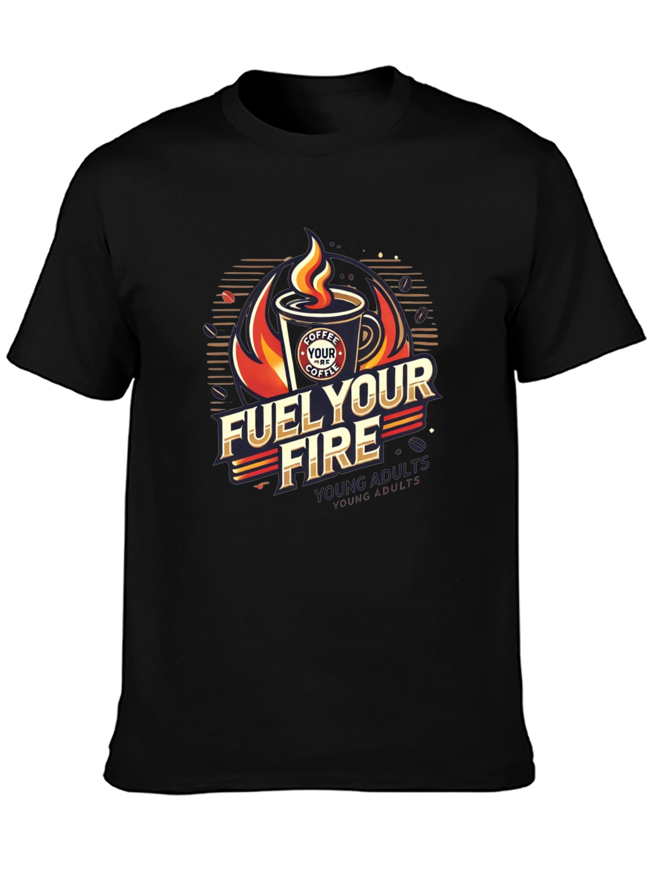 Fuel Your Fire Coffee Graphic Tee