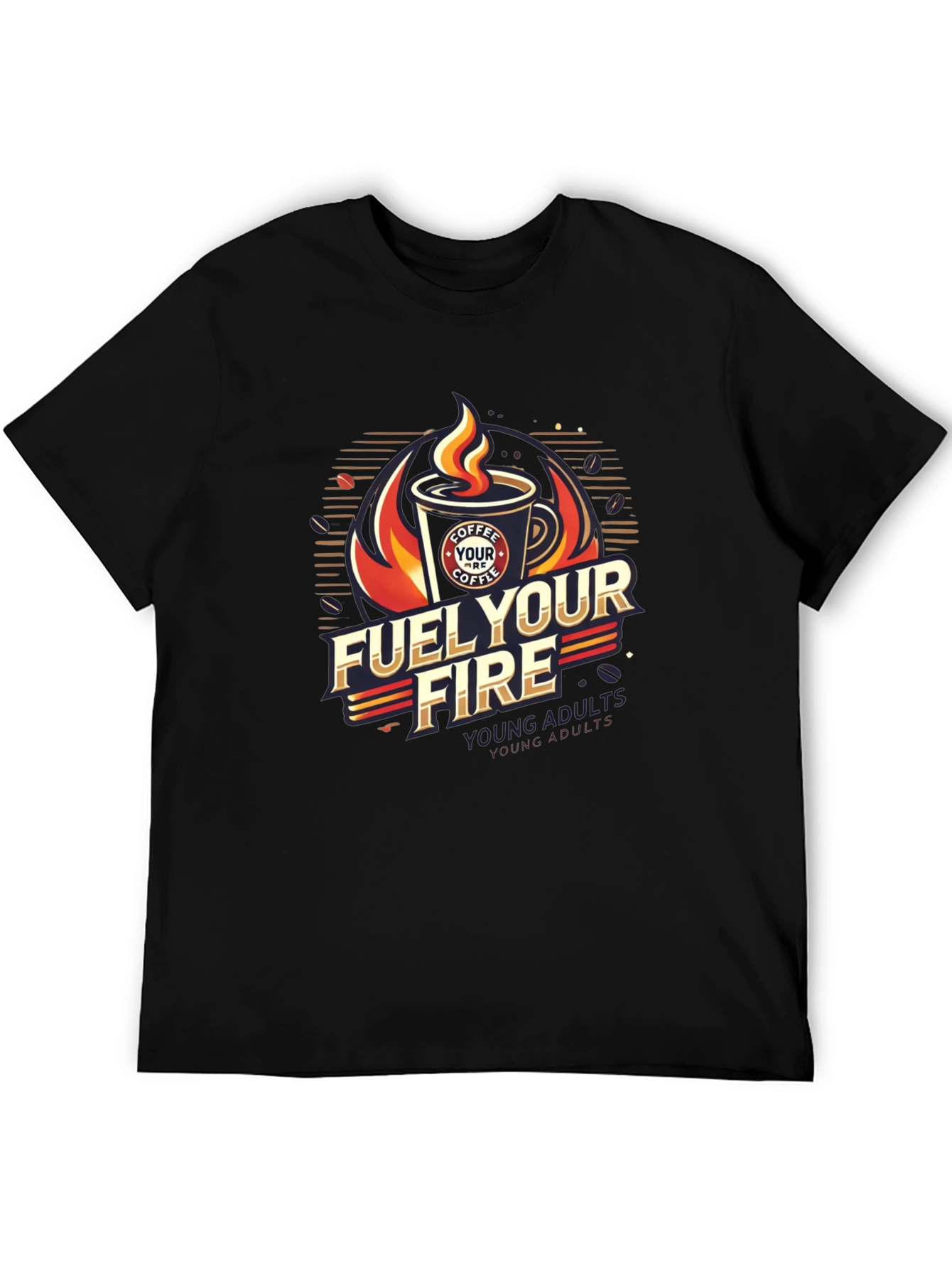Fuel Your Fire Coffee Graphic Tee