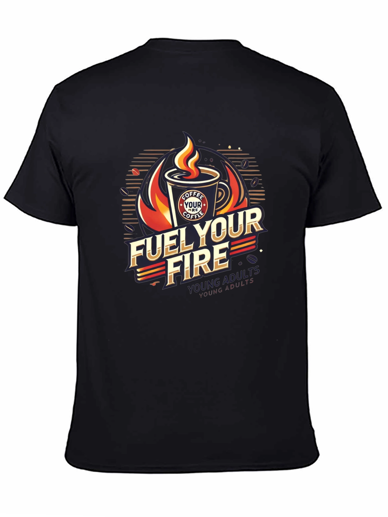 Fuel Your Fire Coffee Graphic Tee
