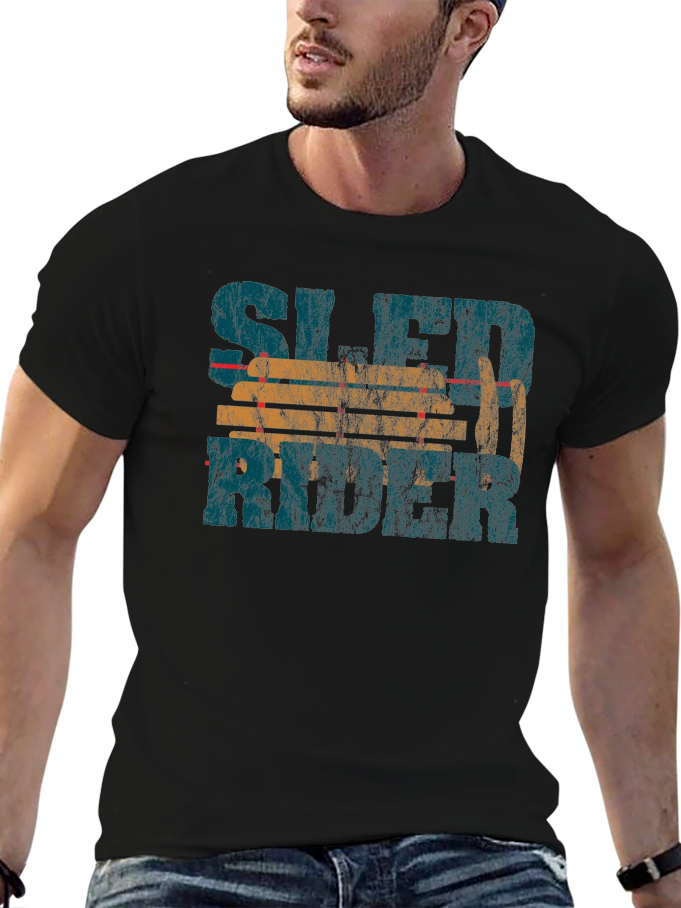 Sled Rider Graphic Tee