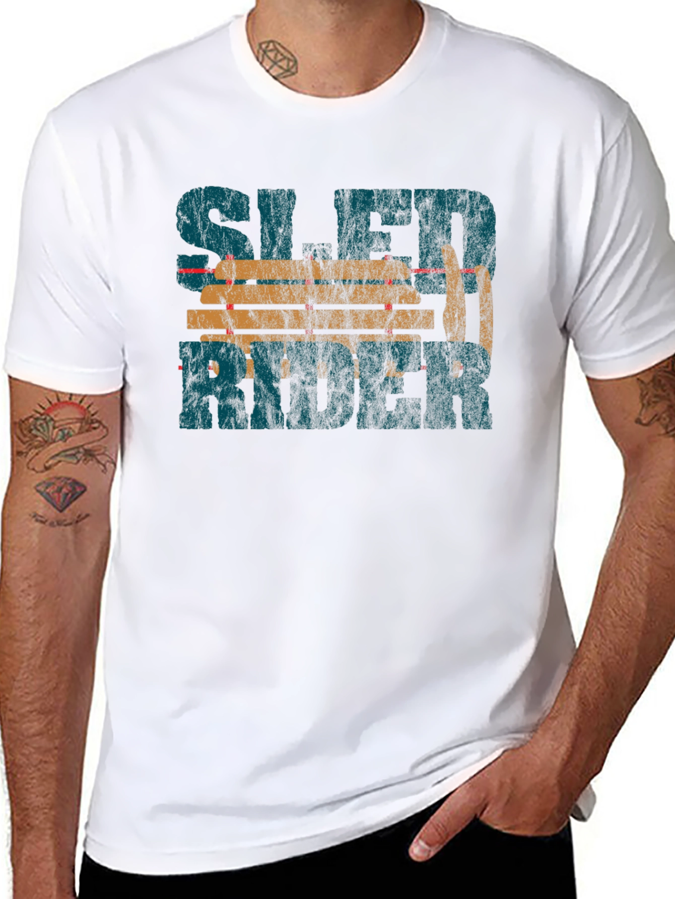 Sled Rider Graphic Tee