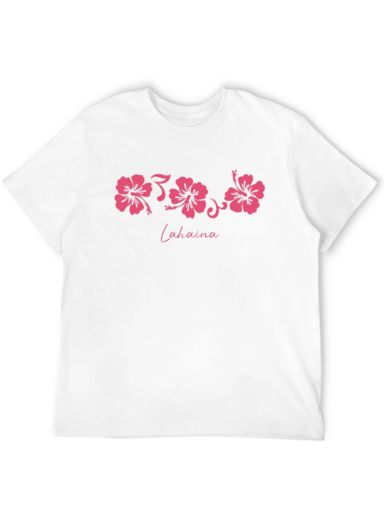 Black Lahaina Hibiscus Graphic Tee