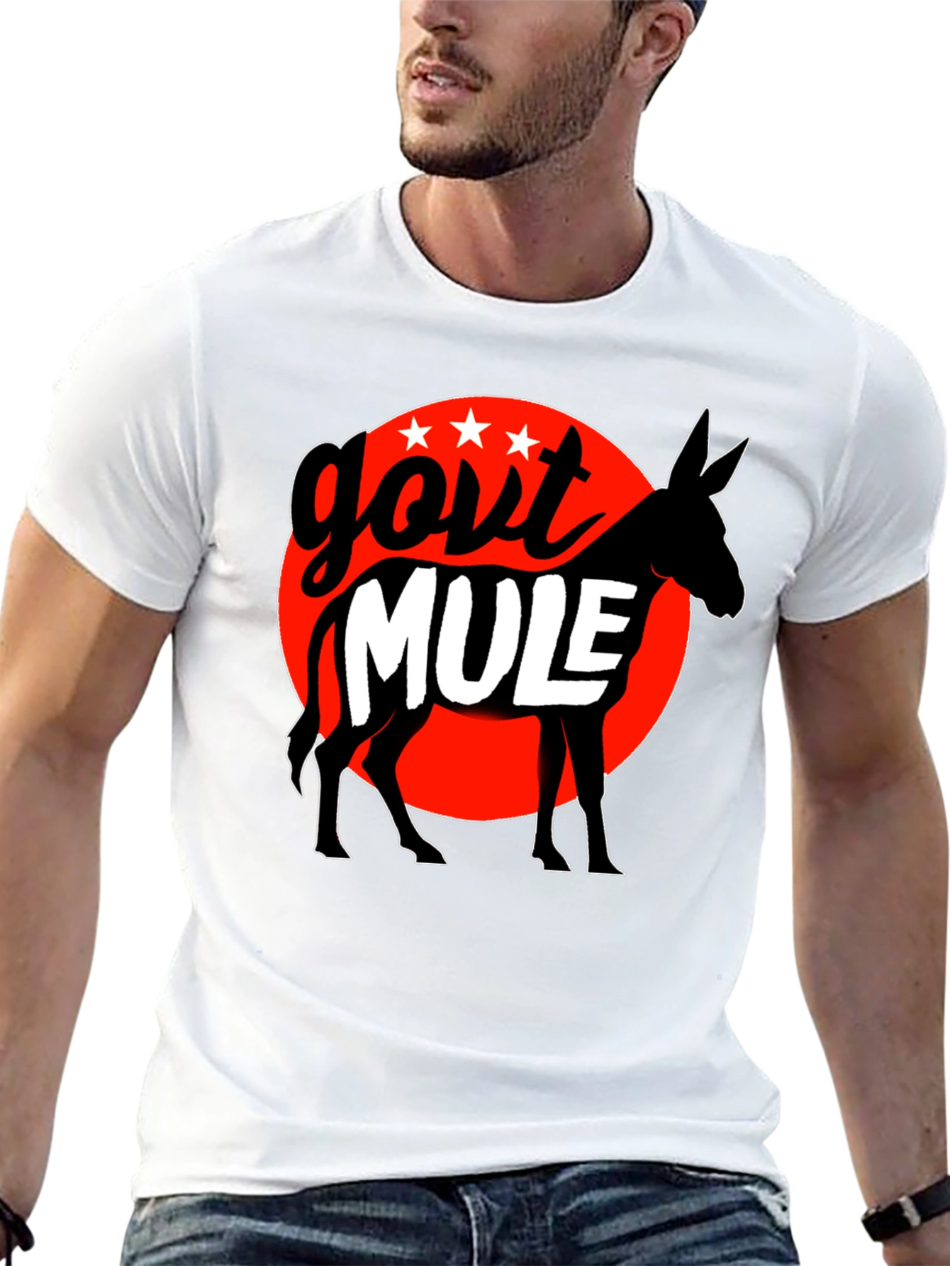 Govt Mule Graphic T-Shirt - Black Cotton Tee