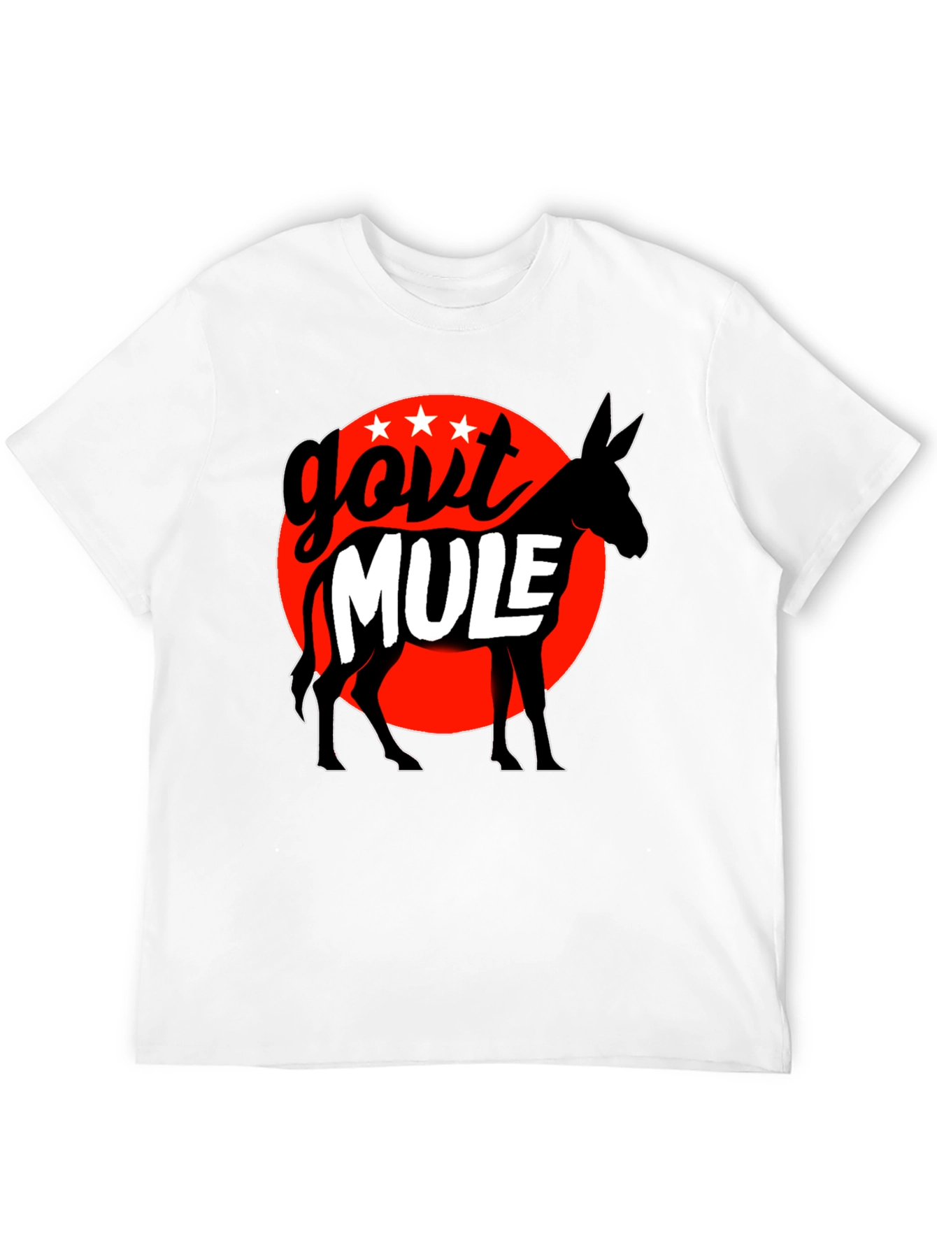 Govt Mule Graphic T-Shirt - Black Cotton Tee