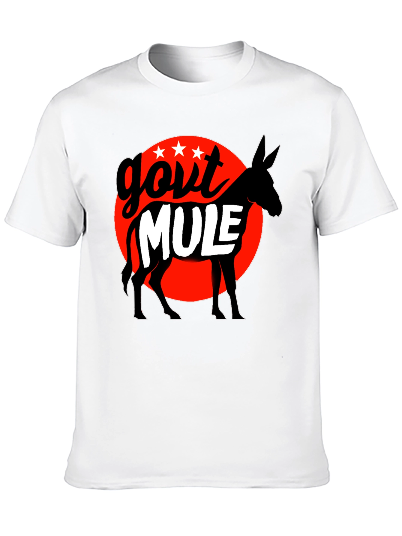 Govt Mule Graphic T-Shirt - Black Cotton Tee
