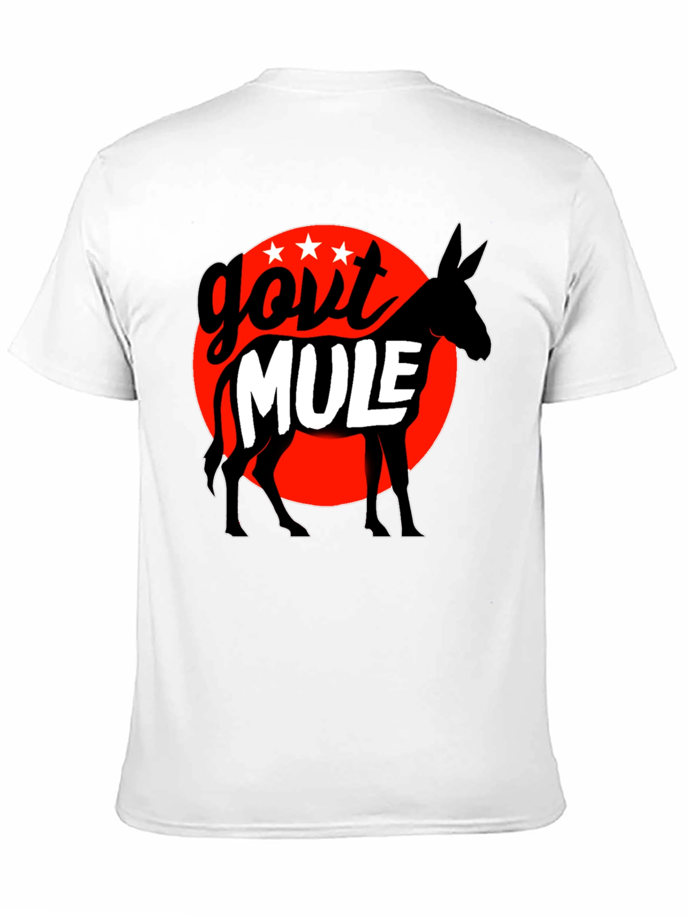 Govt Mule Graphic T-Shirt - Black Cotton Tee