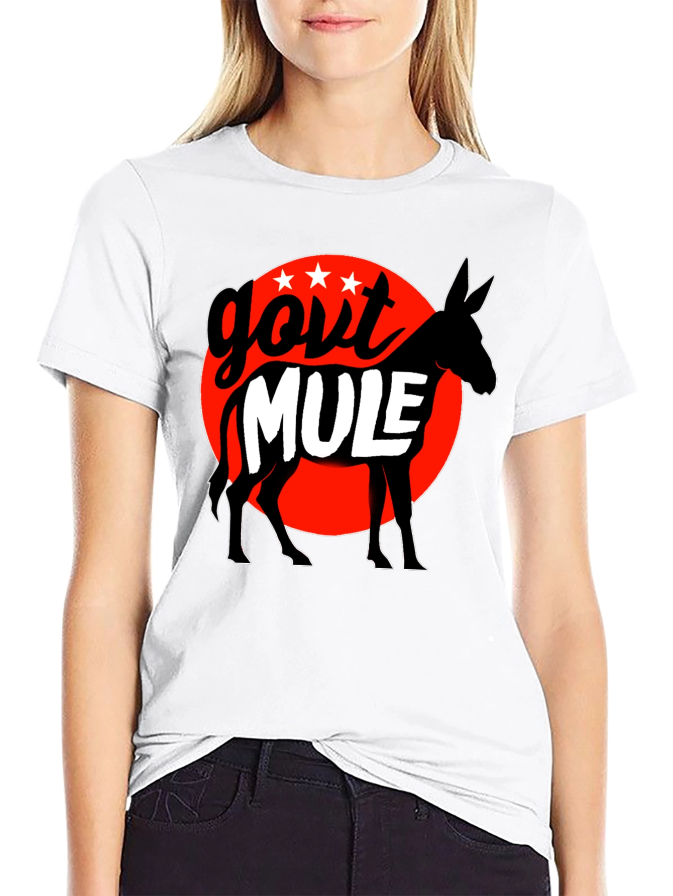 Govt Mule Graphic T-Shirt - Black Cotton Tee