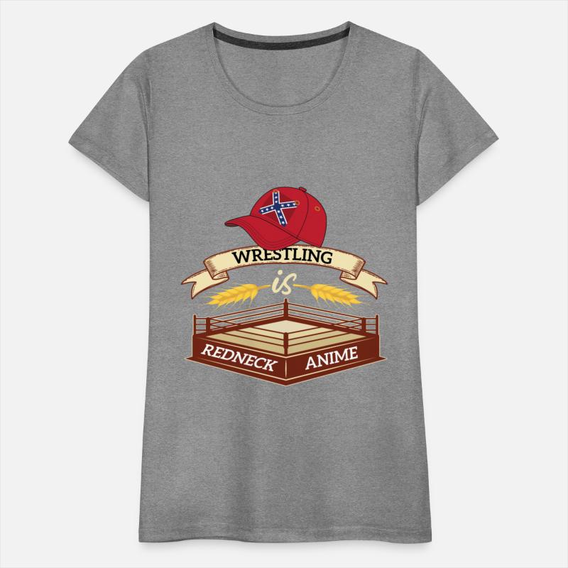 Wrestling is redneck anime southern slang design