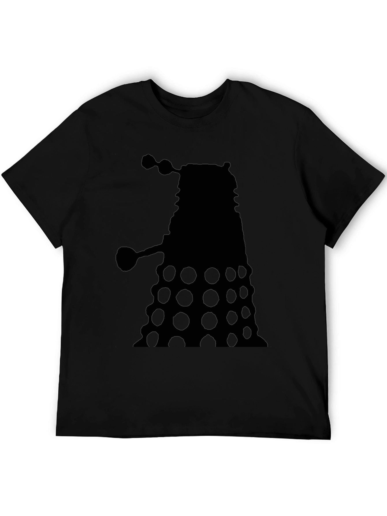 Dalek Silhouette Black T-Shirt