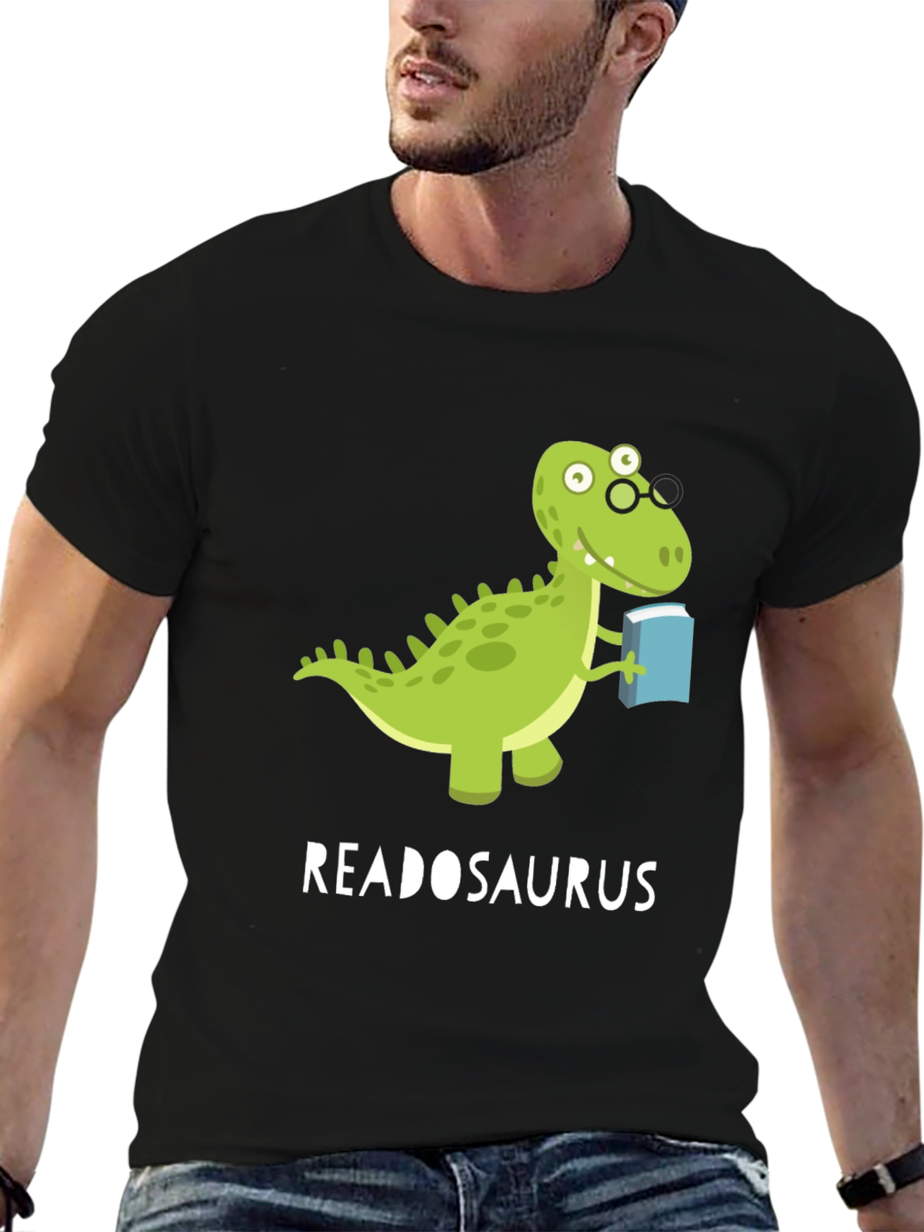 Readosaurus T-Shirt - Book Loving Dinosaur Tee