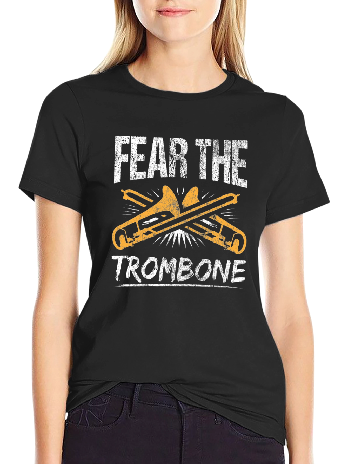 Fear The Trombone T-Shirt - Musician Tee