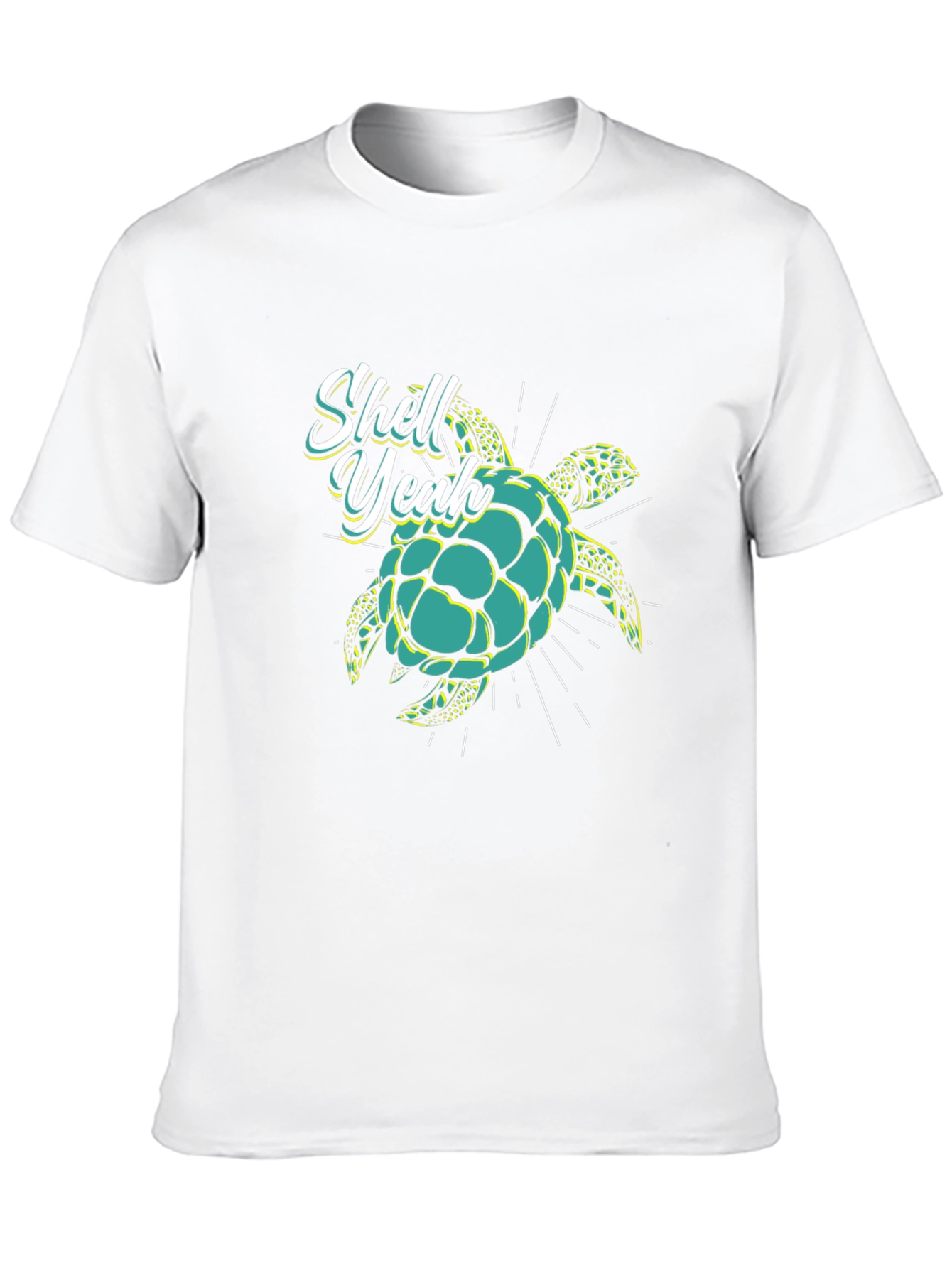 Shell Yeah Turtle Graphic T-Shirt - Black