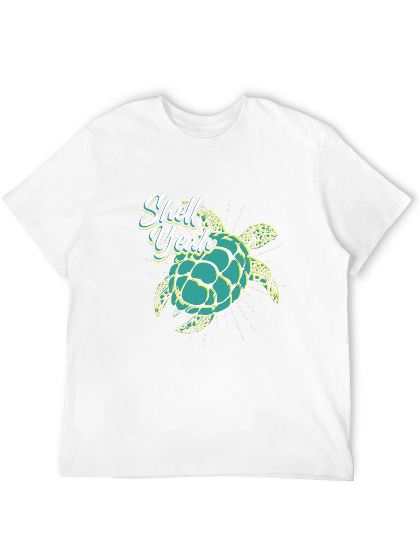 Shell Yeah Turtle Graphic T-Shirt - Black
