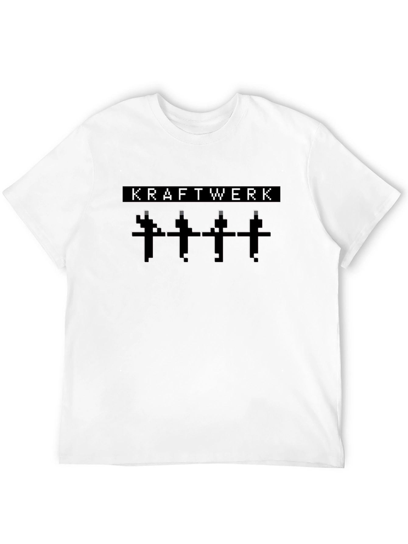 Kraftwerk Retro Synth Graphic Tee - Black