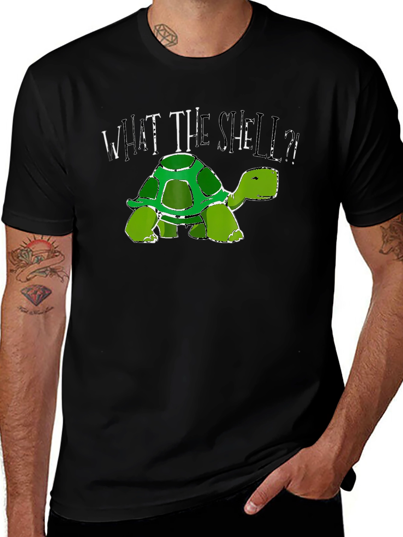 What the Shell T-Shirt - Turtle Graphic Tee