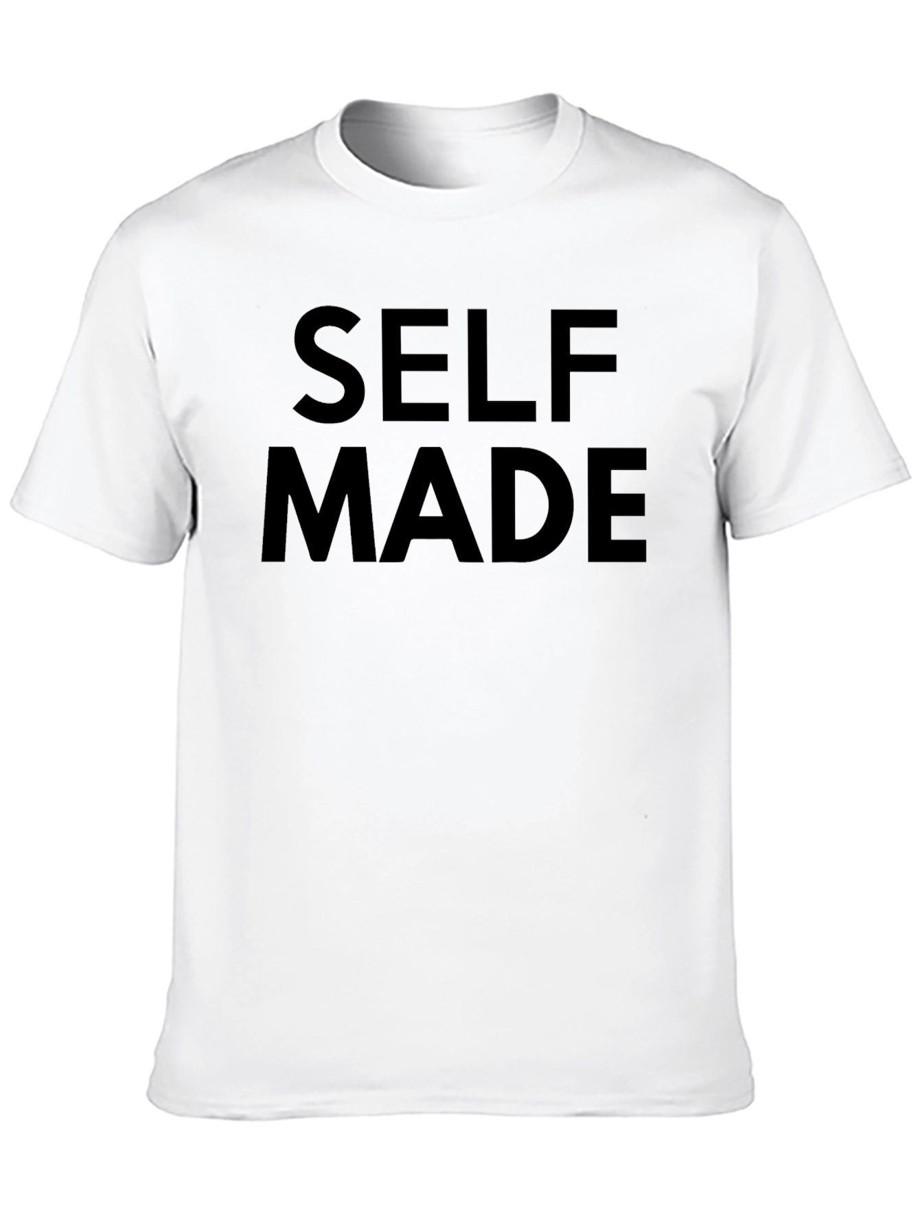 Self Made Black Graphic Tee