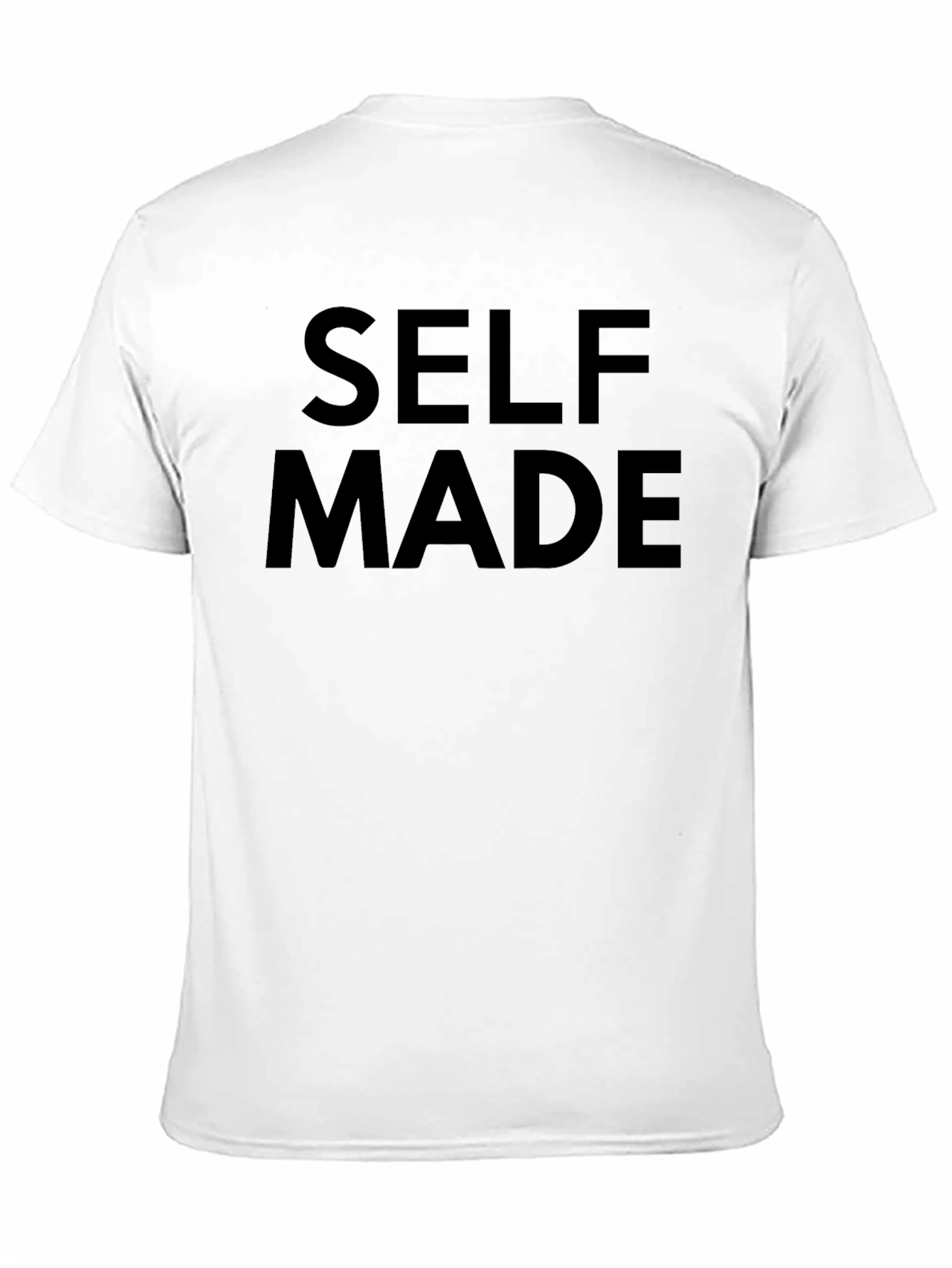 Self Made Black Graphic Tee