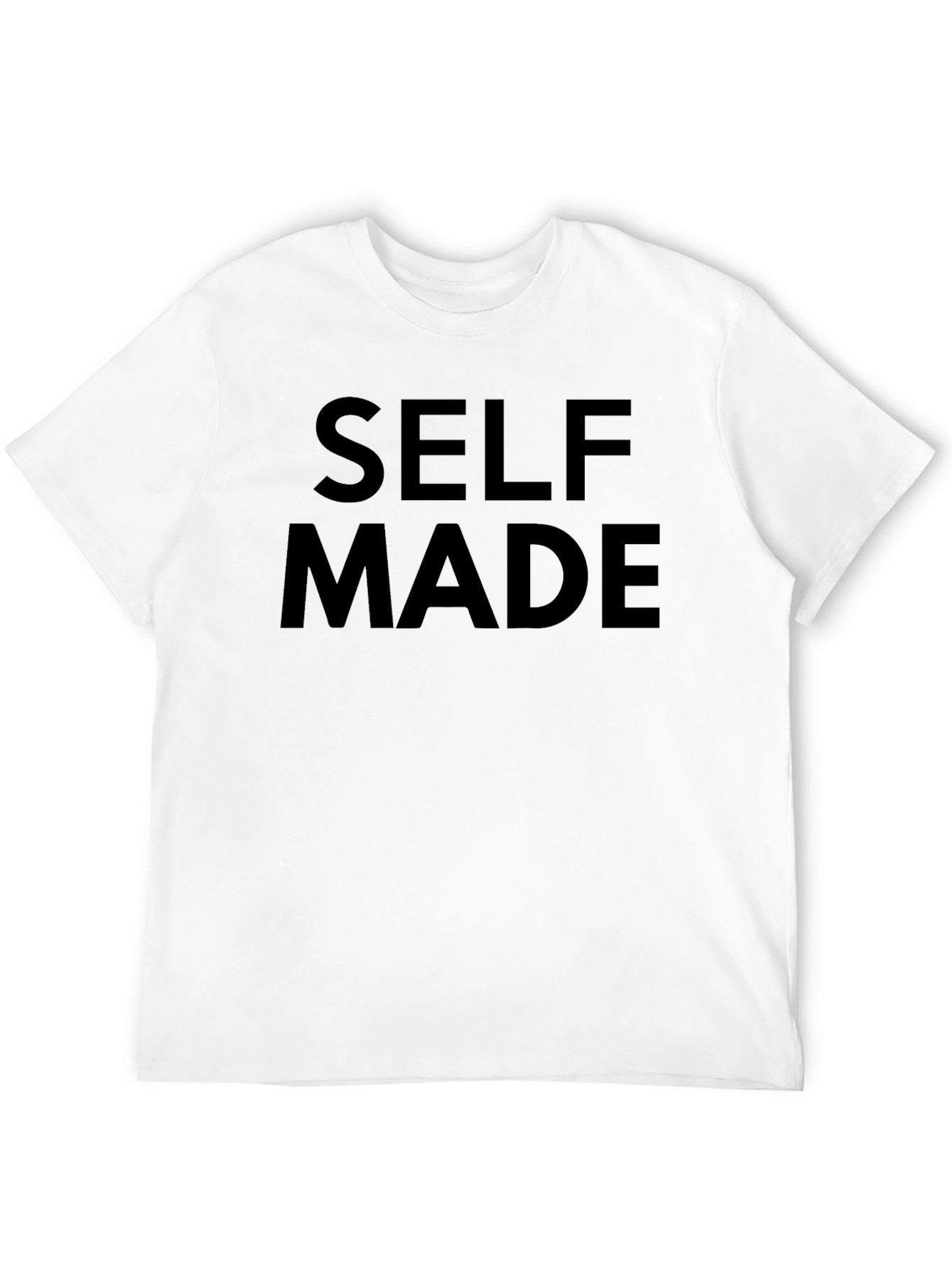 Self Made Black Graphic Tee