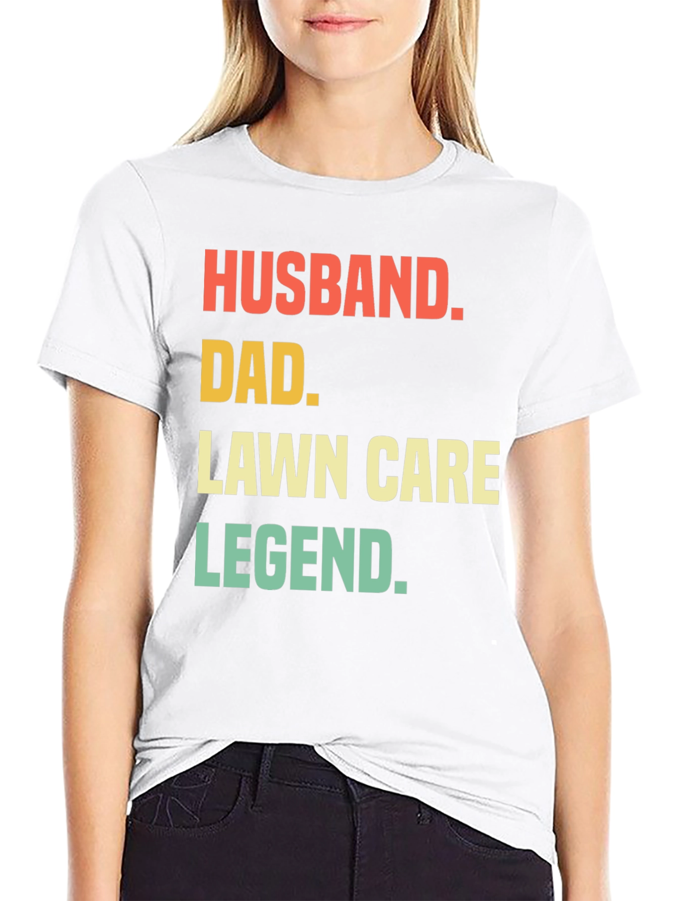 Husband Dad Lawn Care Legend Graphic Tee