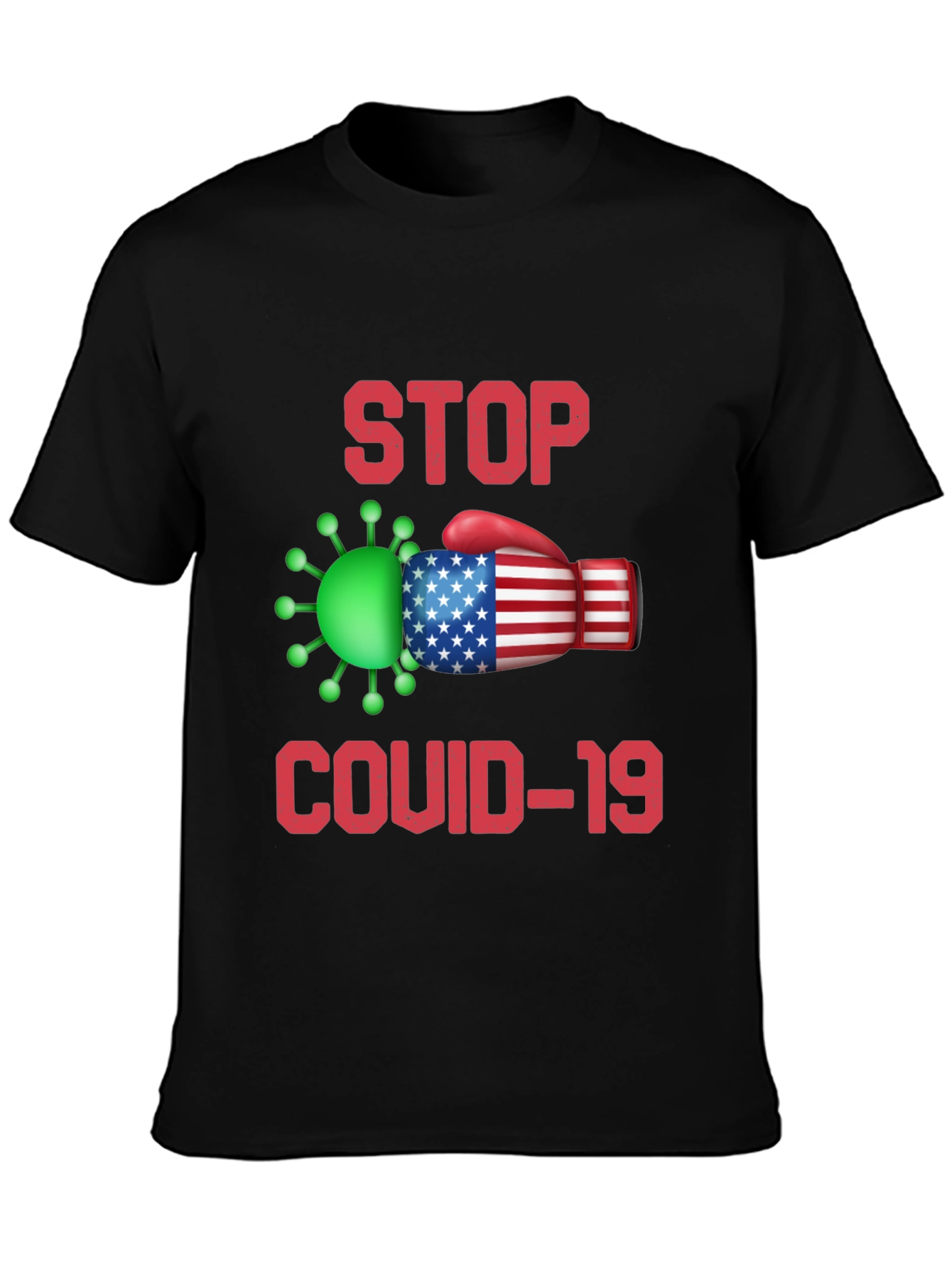 Stop COVID-19 Patriotic T-Shirt