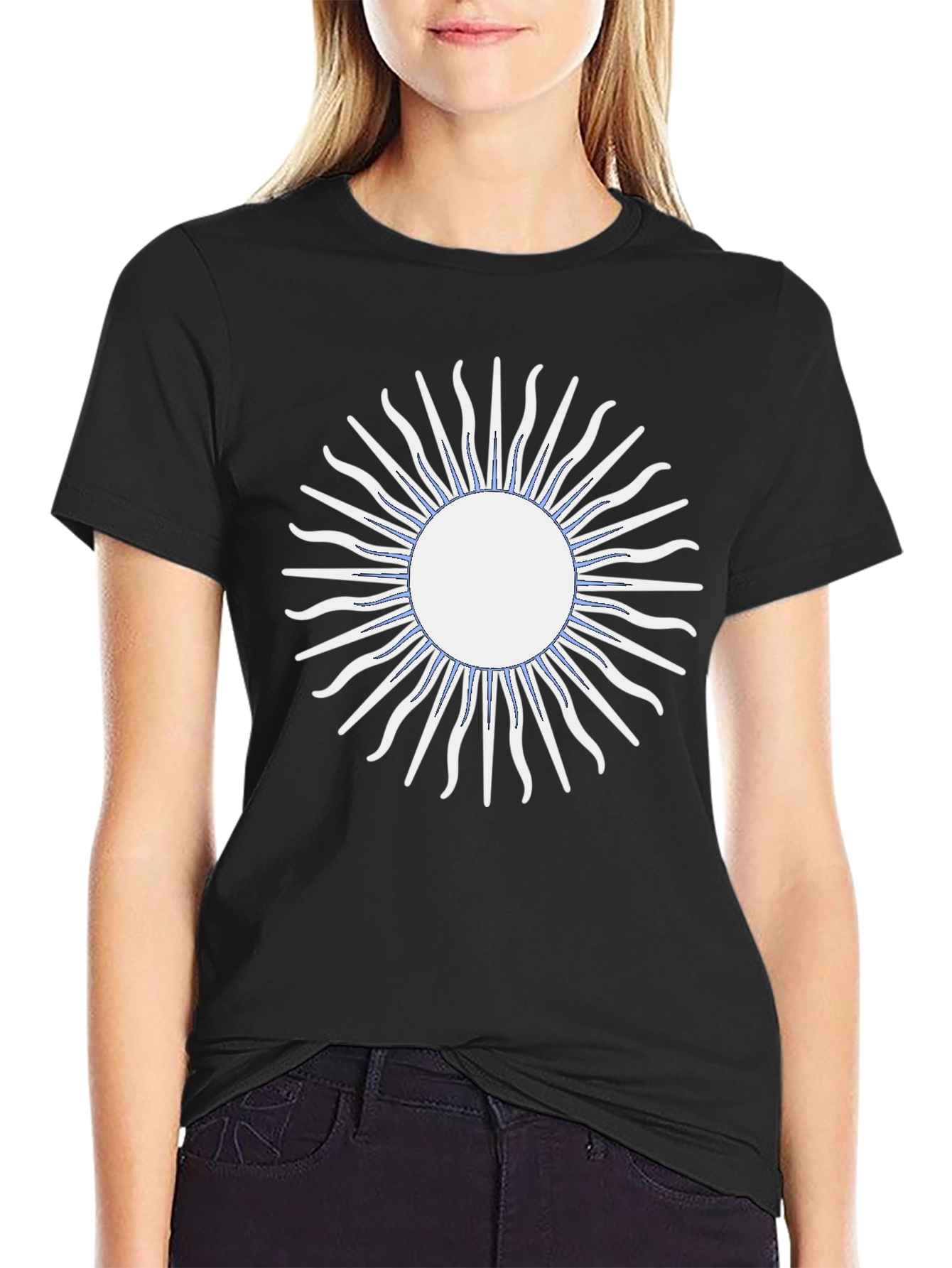 Sun Graphic Black T-Shirt