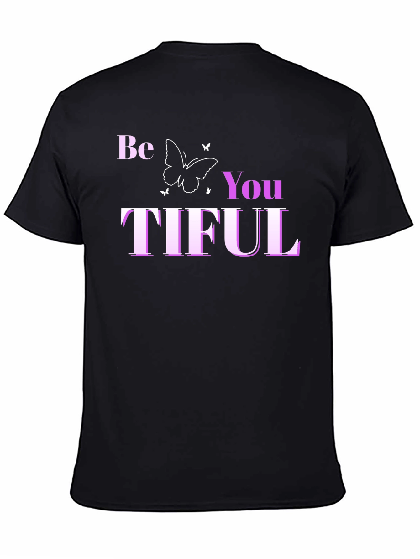 Be You TIFUL Graphic Tee - Black