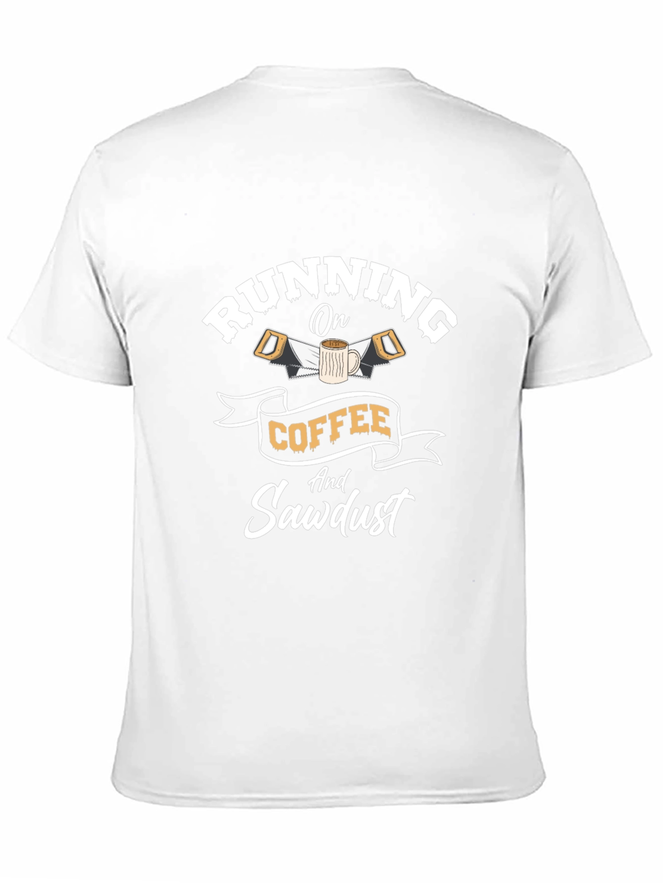 Running on Coffee & Sawdust Graphic T-Shirt