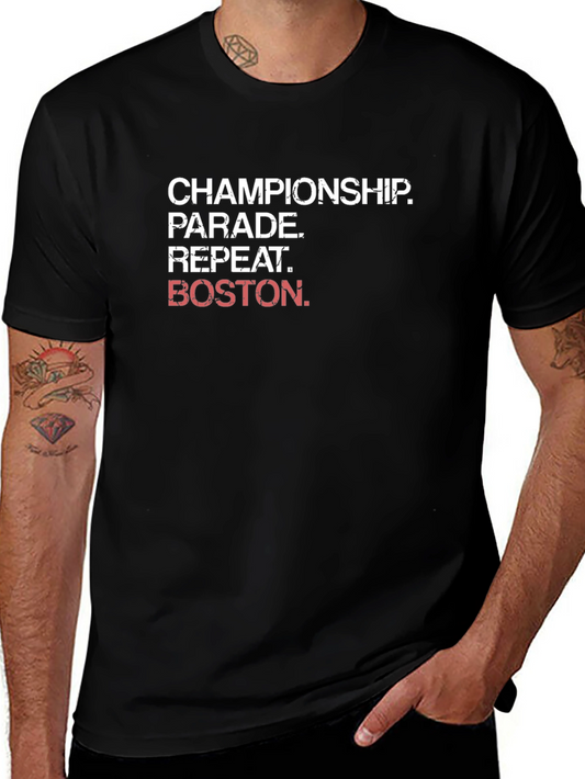 Championship Parade Repeat Boston T-Shirt