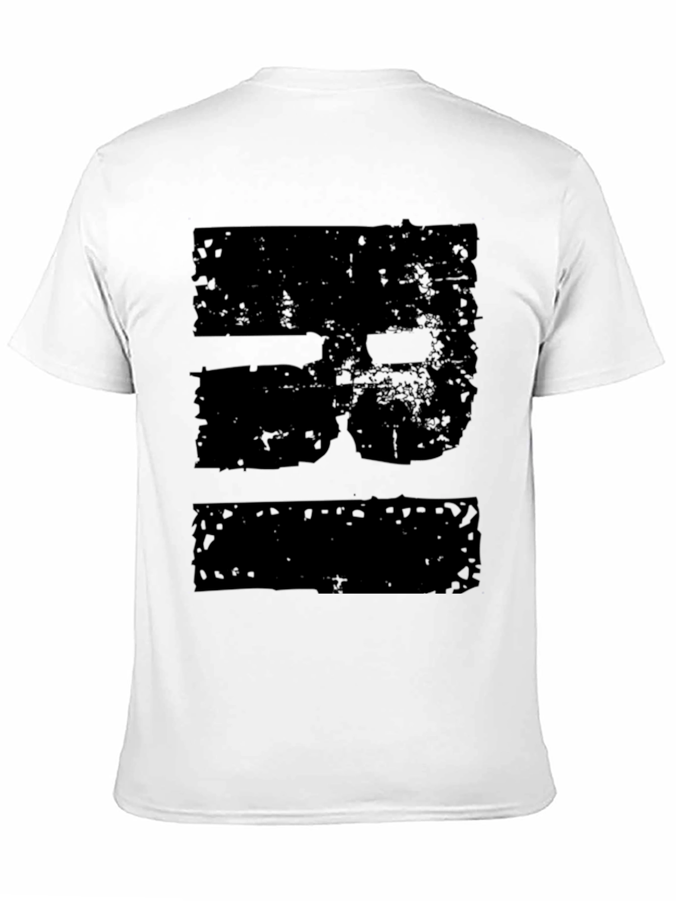 Distressed Graphic T-Shirt - Black
