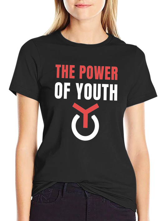 The Power of Youth Graphic T-Shirt - Black