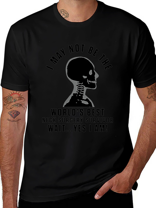 Neck Surgery Survivor Graphic T-Shirt