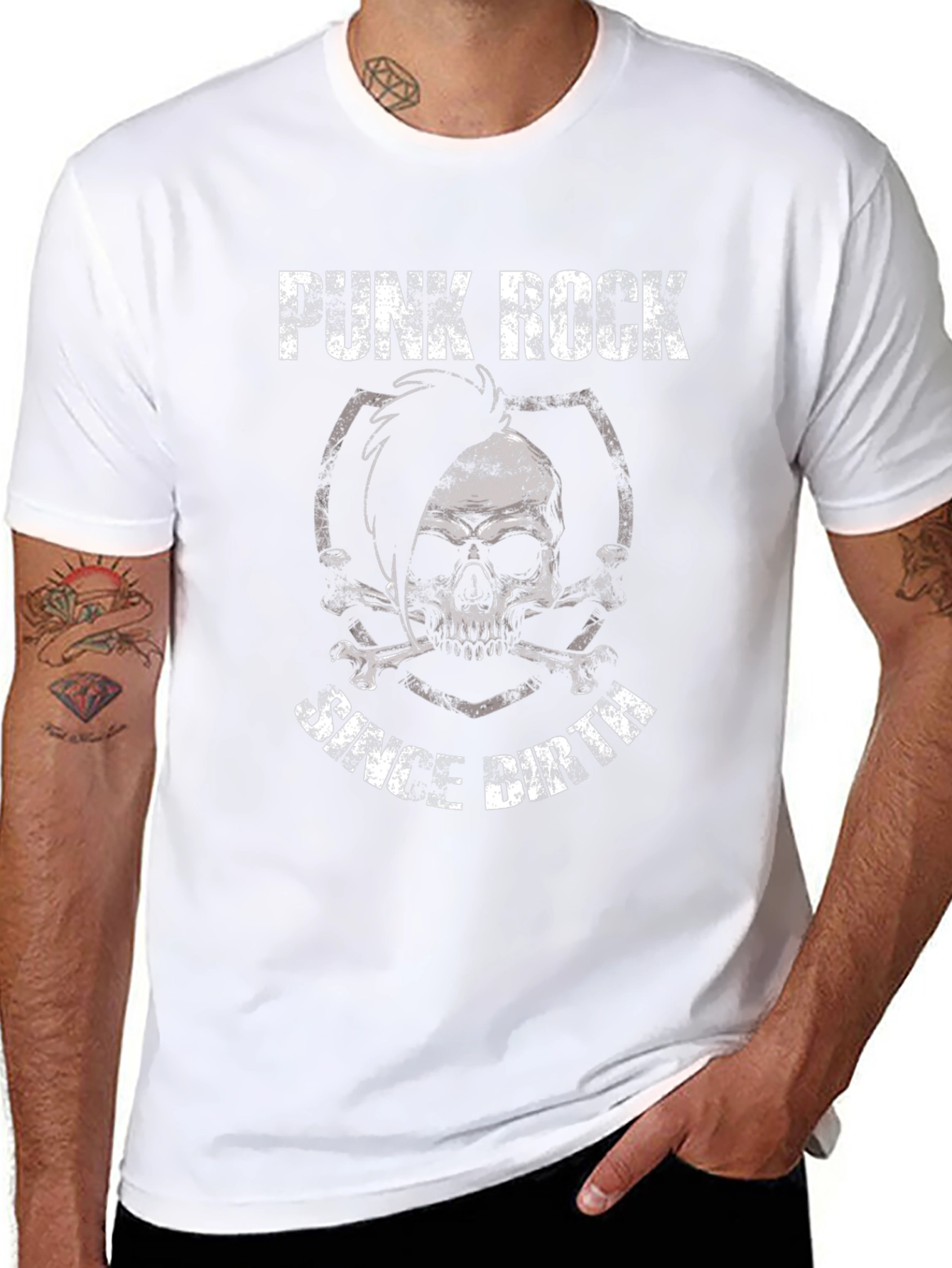Punk Rock Since Birth Graphic T-Shirt
