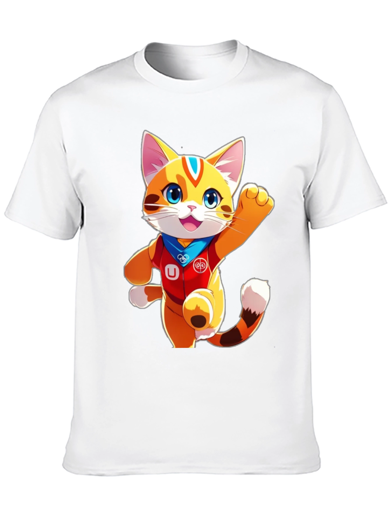 Cute Cartoon Cat T-Shirt