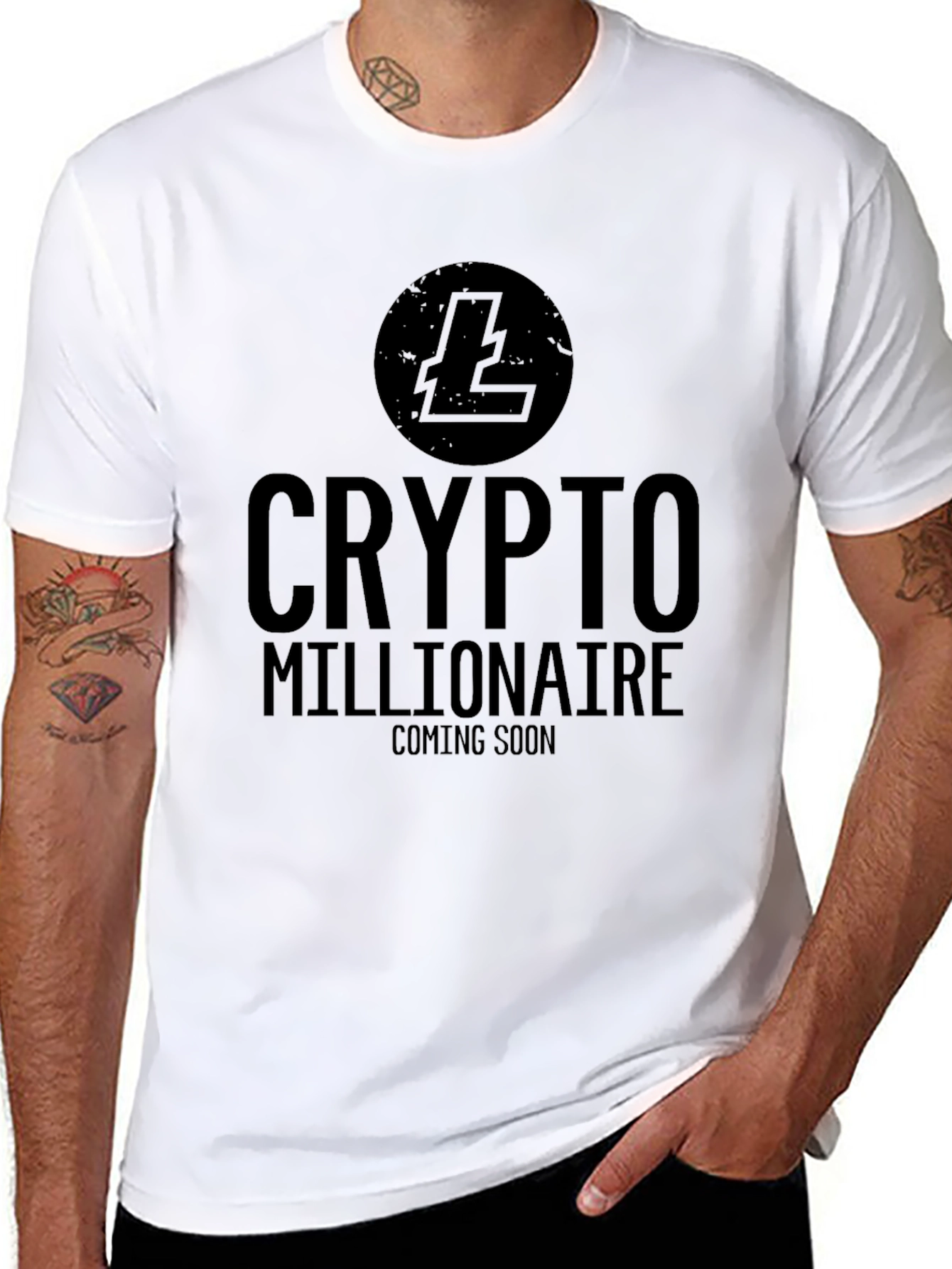 Crypto Millionaire T-Shirt - Black