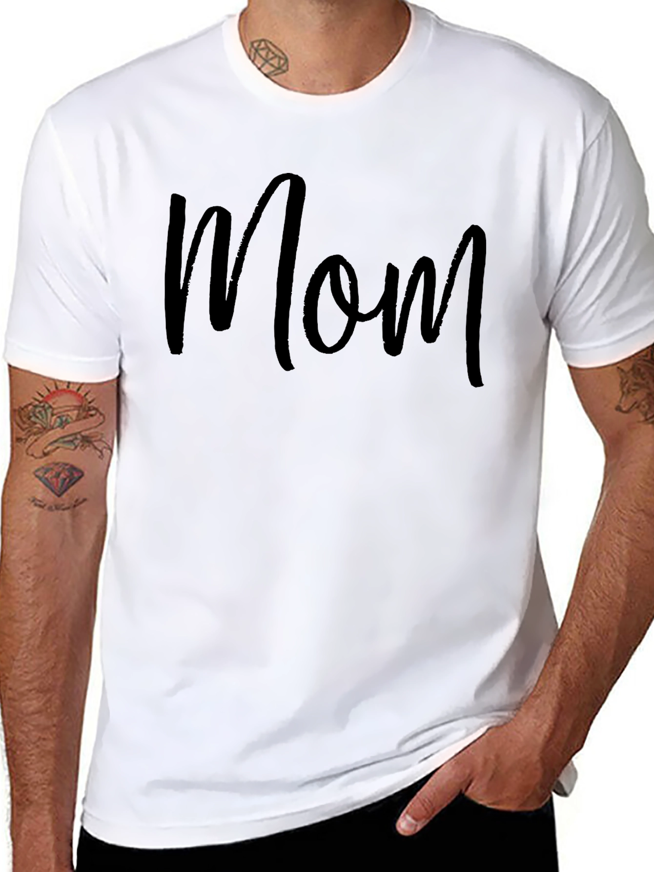 Mom T-Shirt - Classic Crew Neck Tee