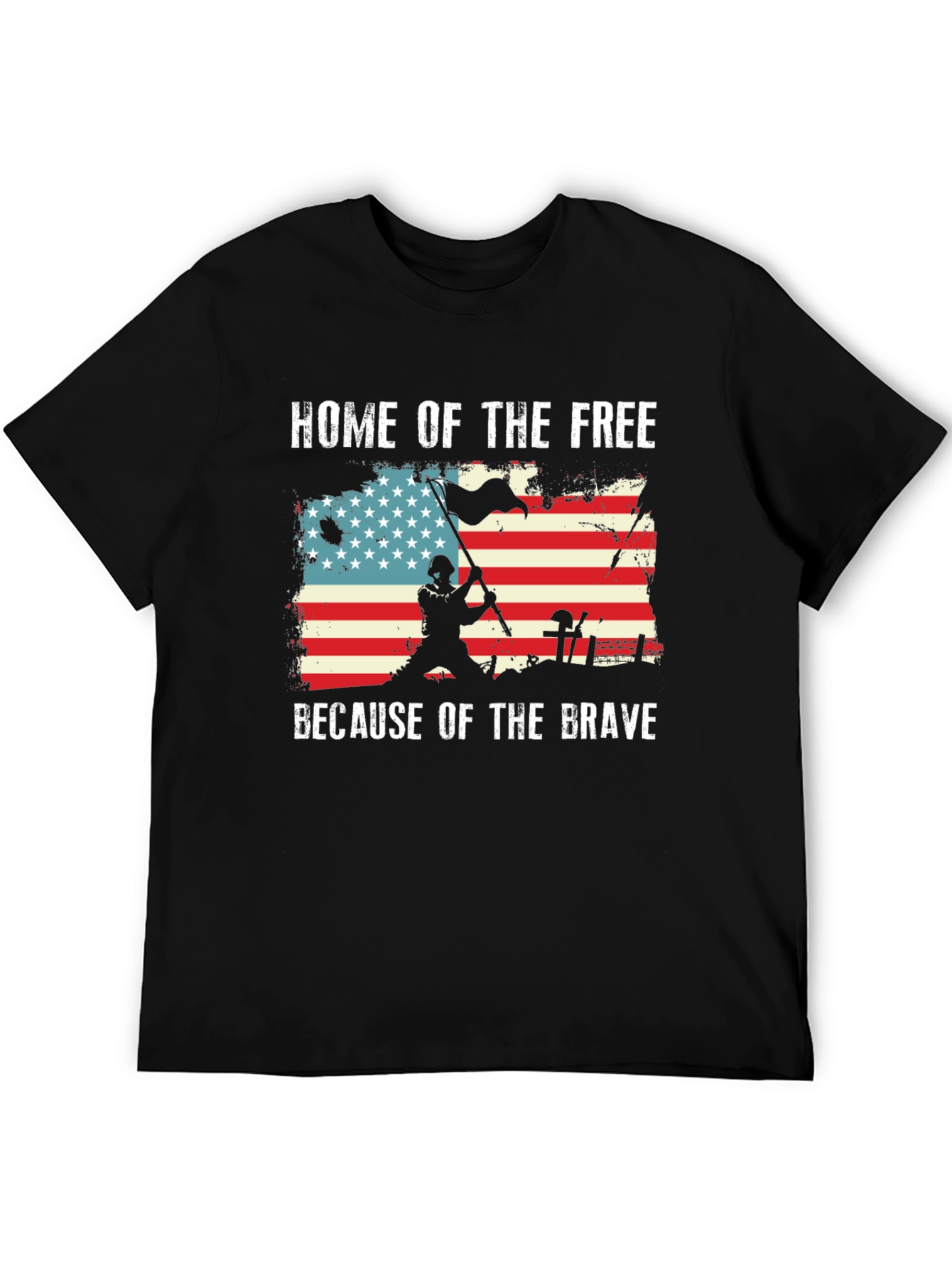 Home of the Free Graphic T-Shirt