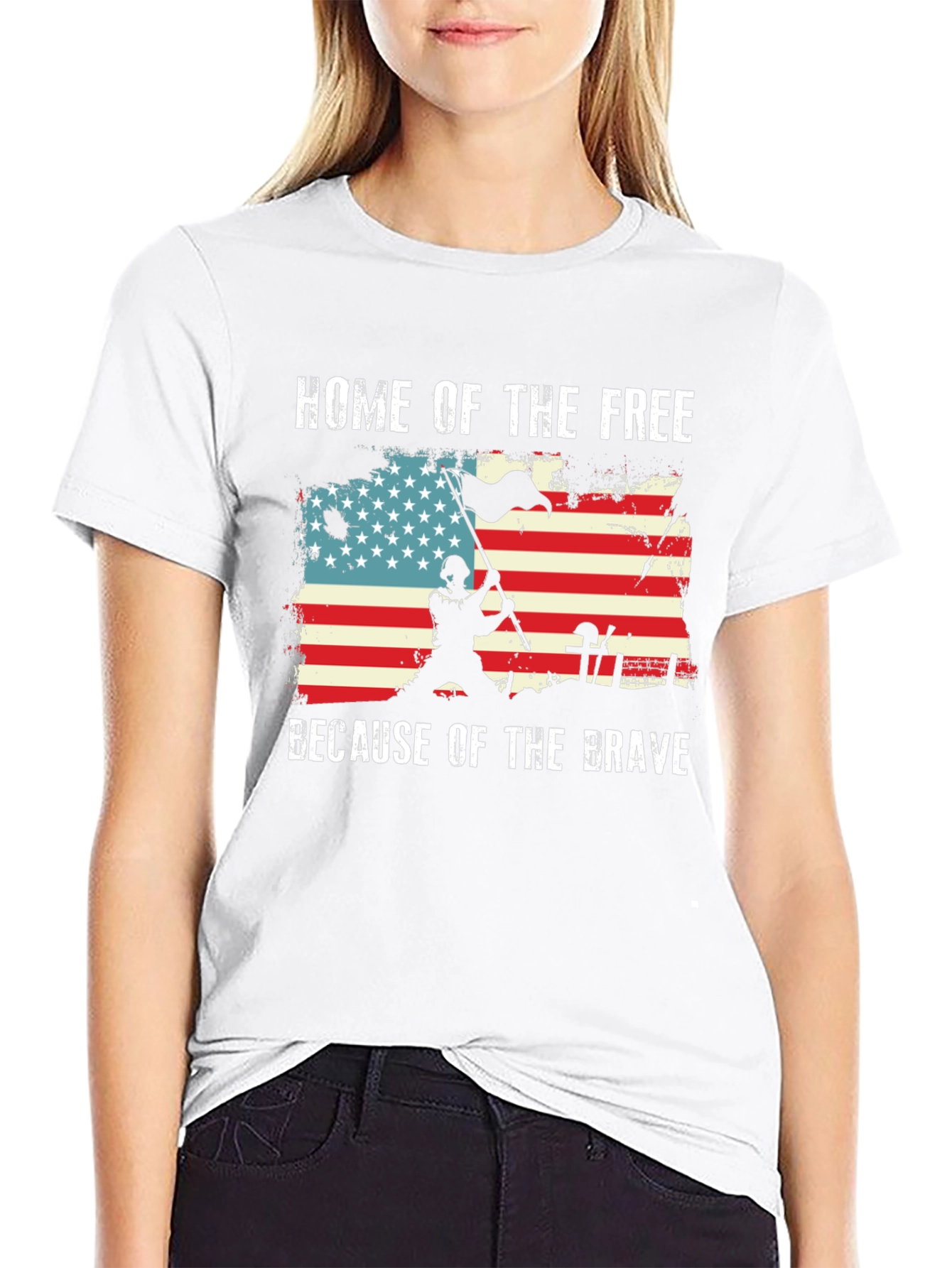Home of the Free Graphic T-Shirt