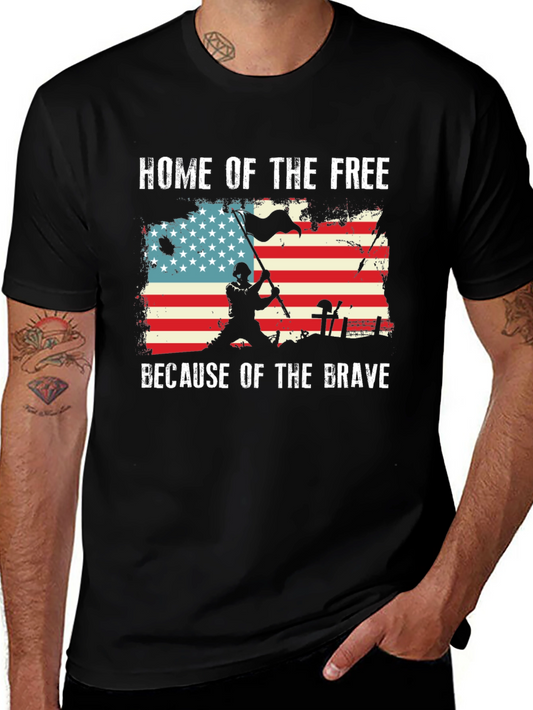 Home of the Free Graphic T-Shirt